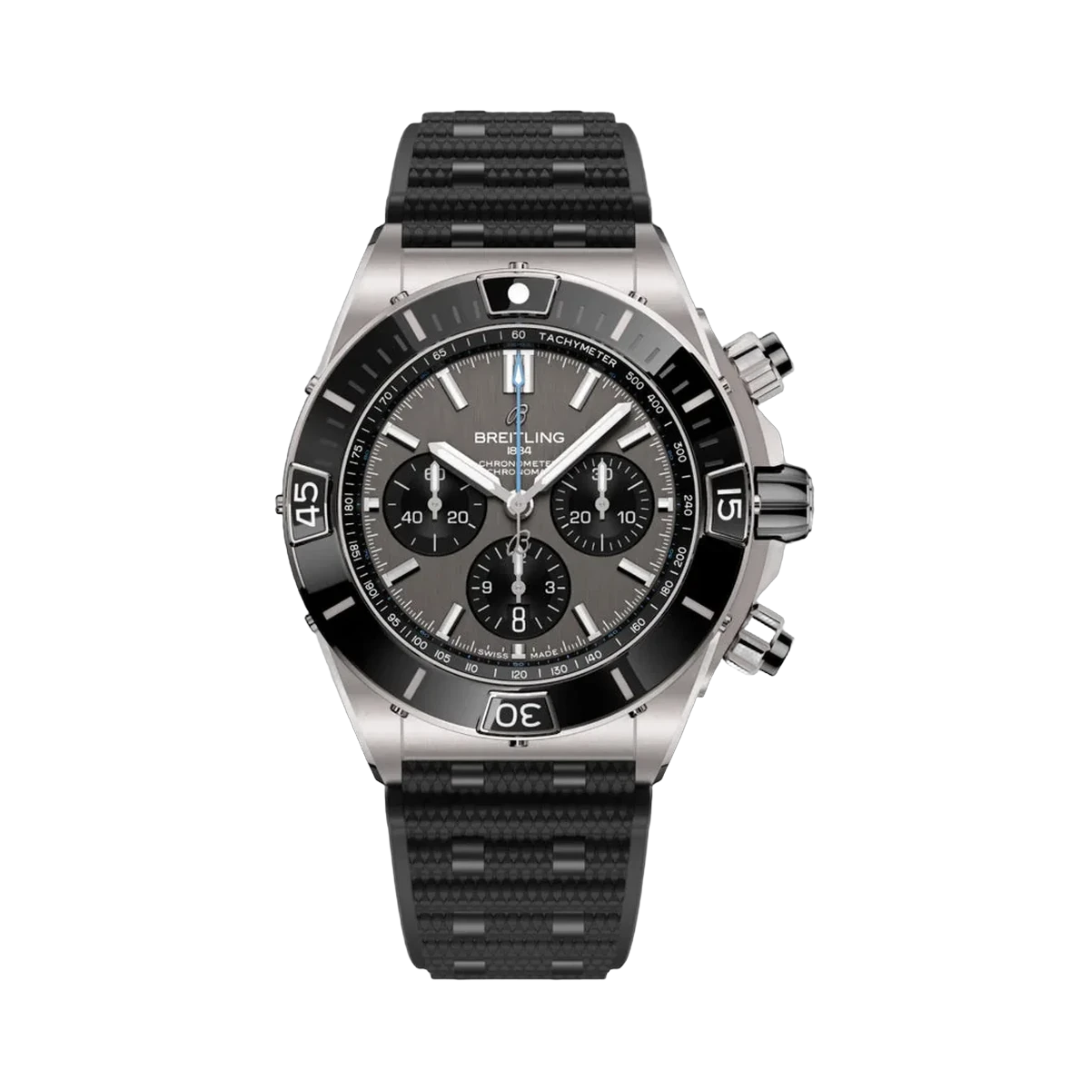 Breitling Super Chronomat B01 EB0136251M1S1 钛金属 44 毫米灰色表盘男士手表