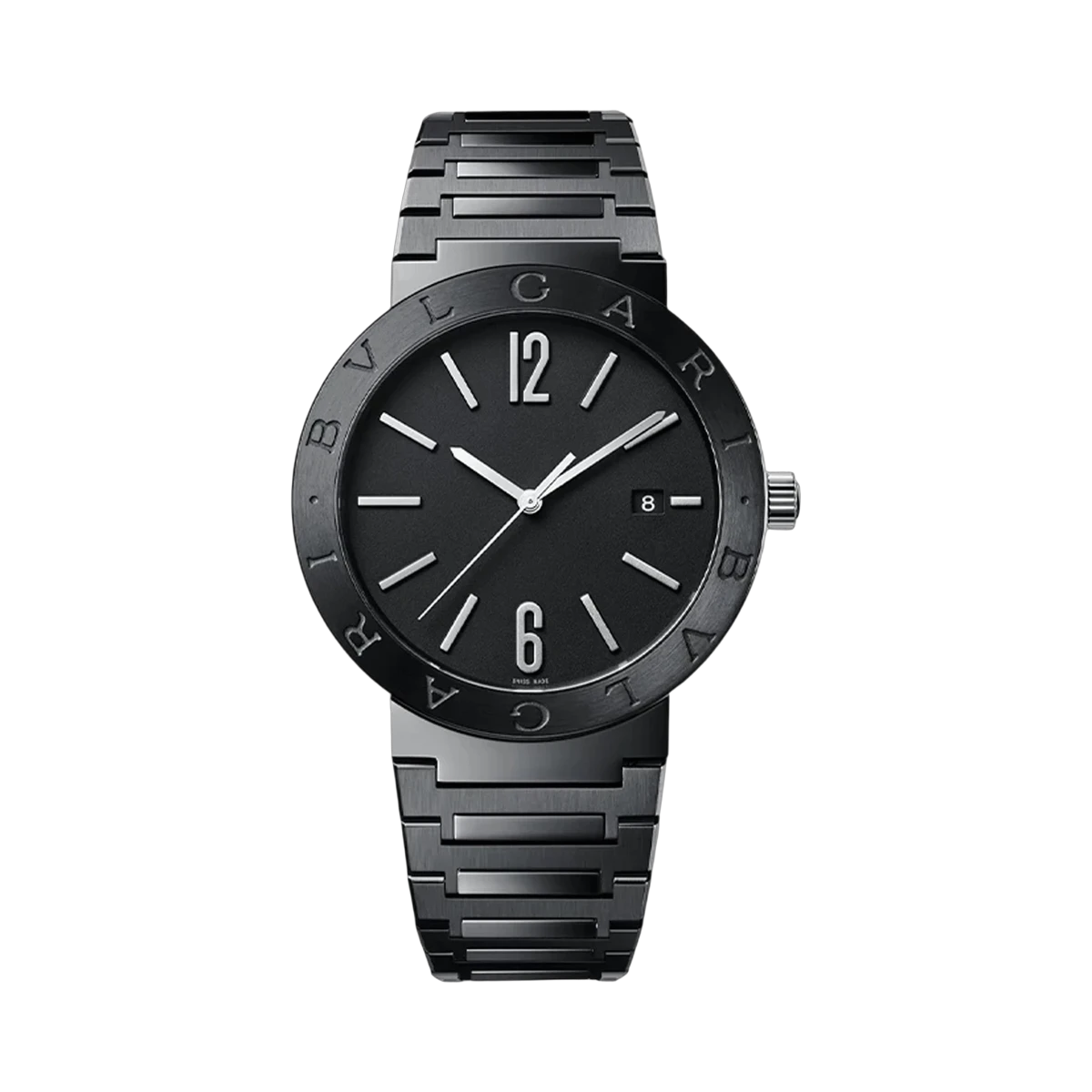 Bvlgari Blaxx Lacquered DLC 103540 41MM Stainless Steel