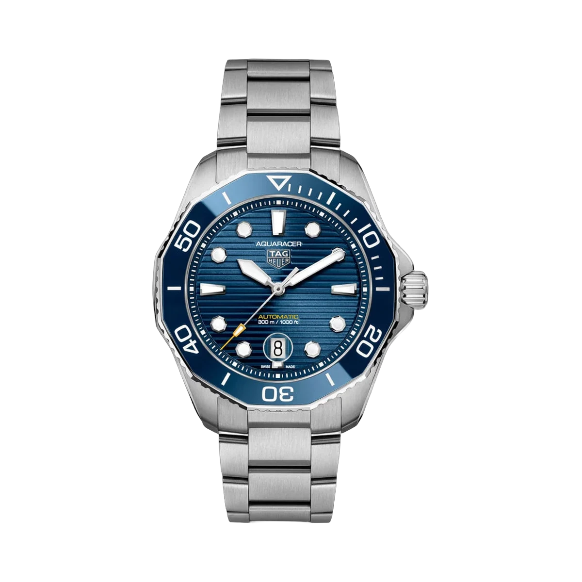 Tag Heuer Aquaracer Professional 300 Date WBP201B.BA0632 Stainless Steel 43mm Blue Dial Men's Watch