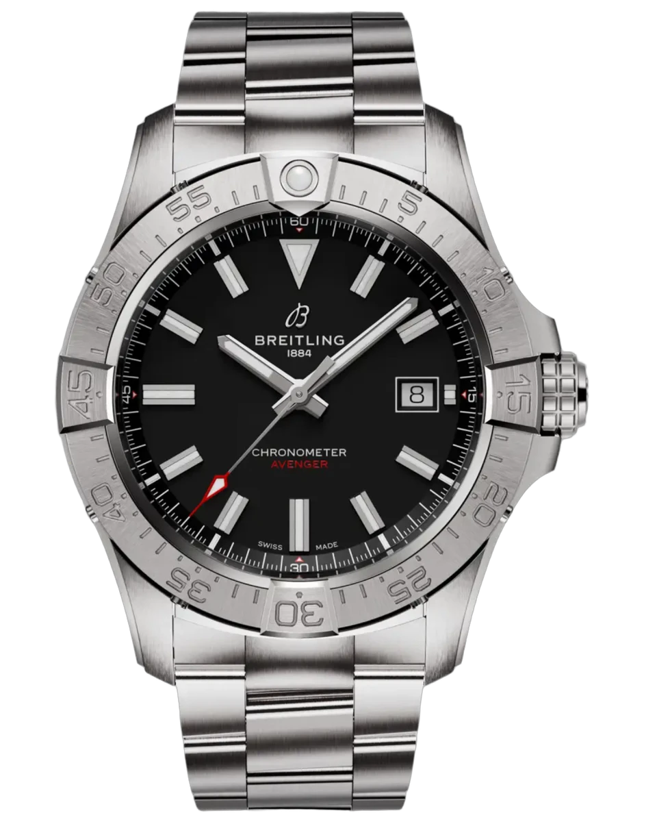 Breitling A17328101B1A1 AVENGER AUTOMATIC STEEL BLACK DIAL 42MM BRACELET