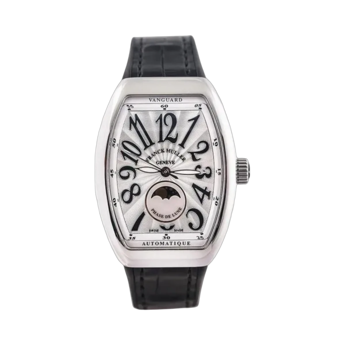 Franck Muller Vanguard Phase De Lune White Dial V32 SC AT FO L AC NR