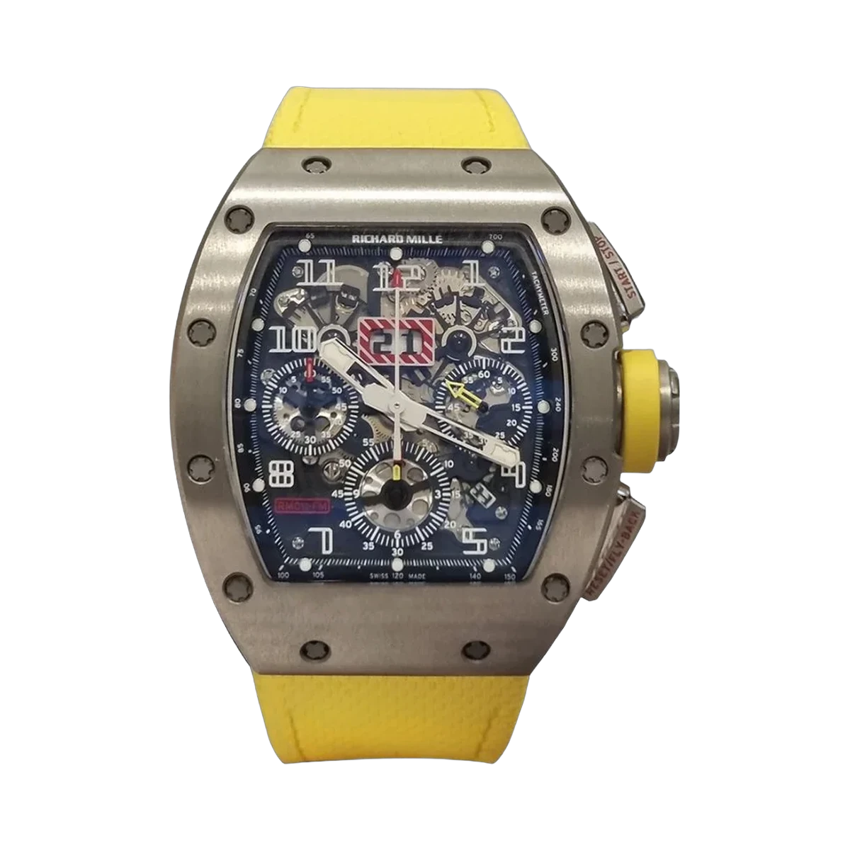 Richard Mille RM 11-01 Felipe Massa Titanium Skeleton Dial 50 mm