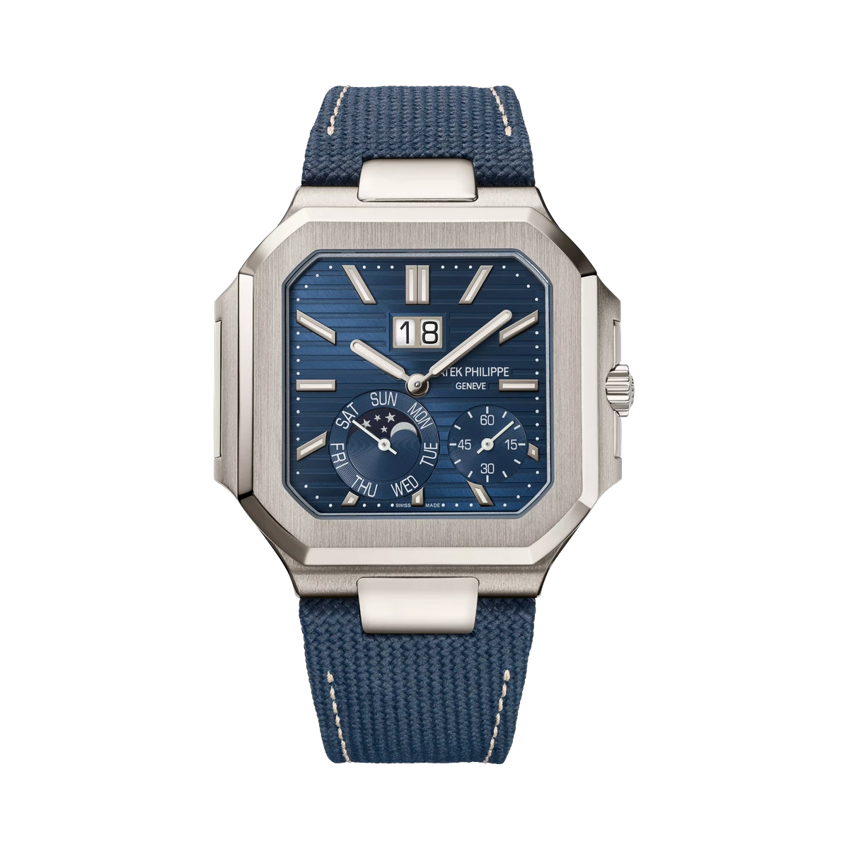 Patek Philippe Cubitus 5822P-001 Self-Winding 45mm Blue Dial Men's Watch