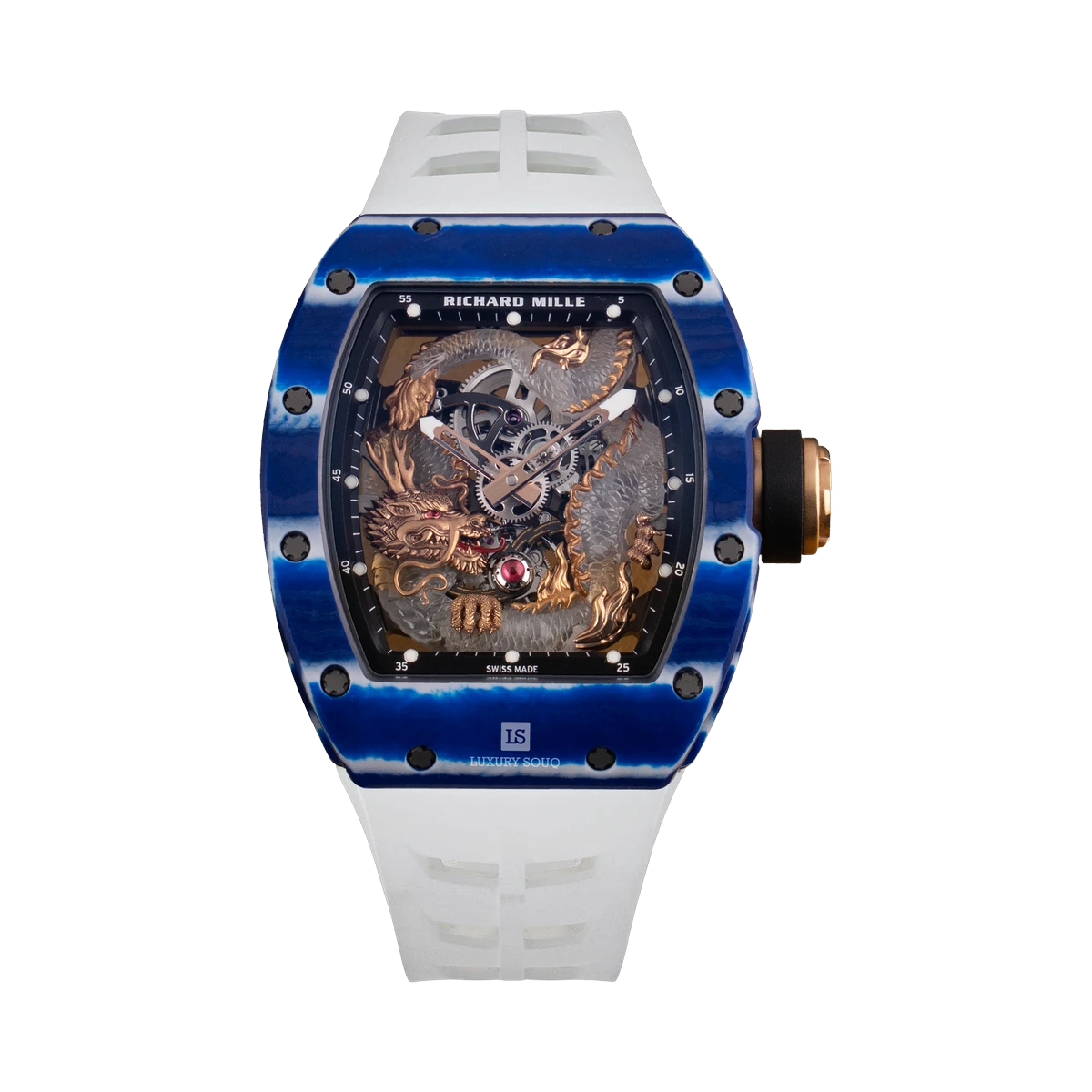 Richard Mille RM 57-03 Tourbillon Blue Carbon Sapphire Dragon RM 57-03