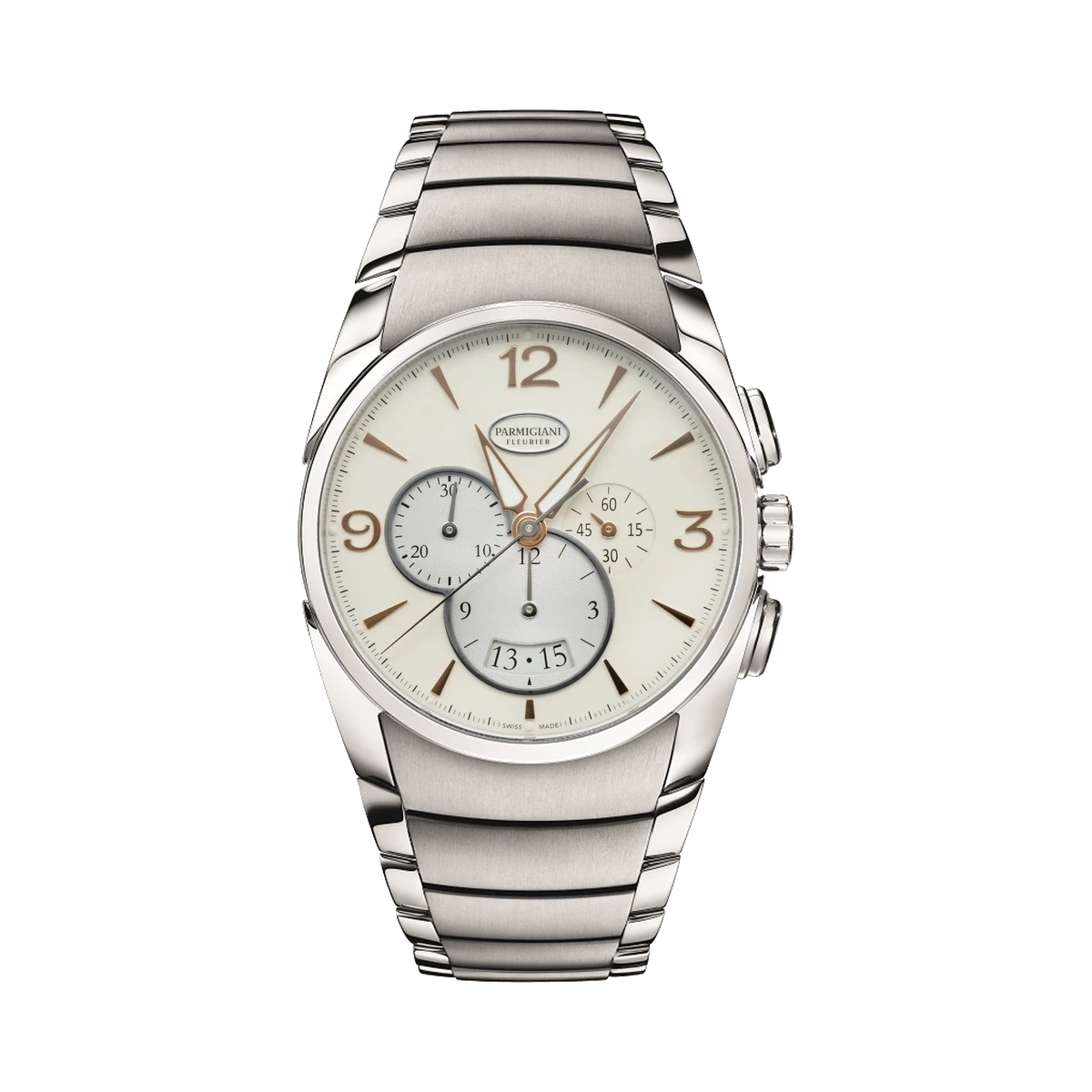 Parmigiani Fleurier Tonda Metrographe PFC274-0002400-B33002 White Dial, 40mm Stainless Steel
