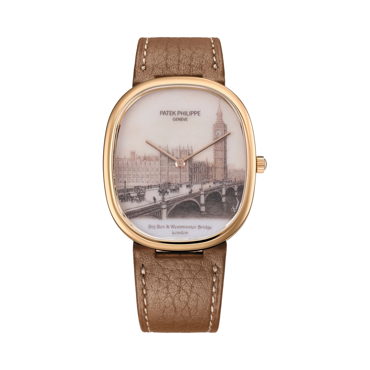 Patek Philippe Golden Ellipse Big Ben Westminster Bridge London Edition 5738/50R-019