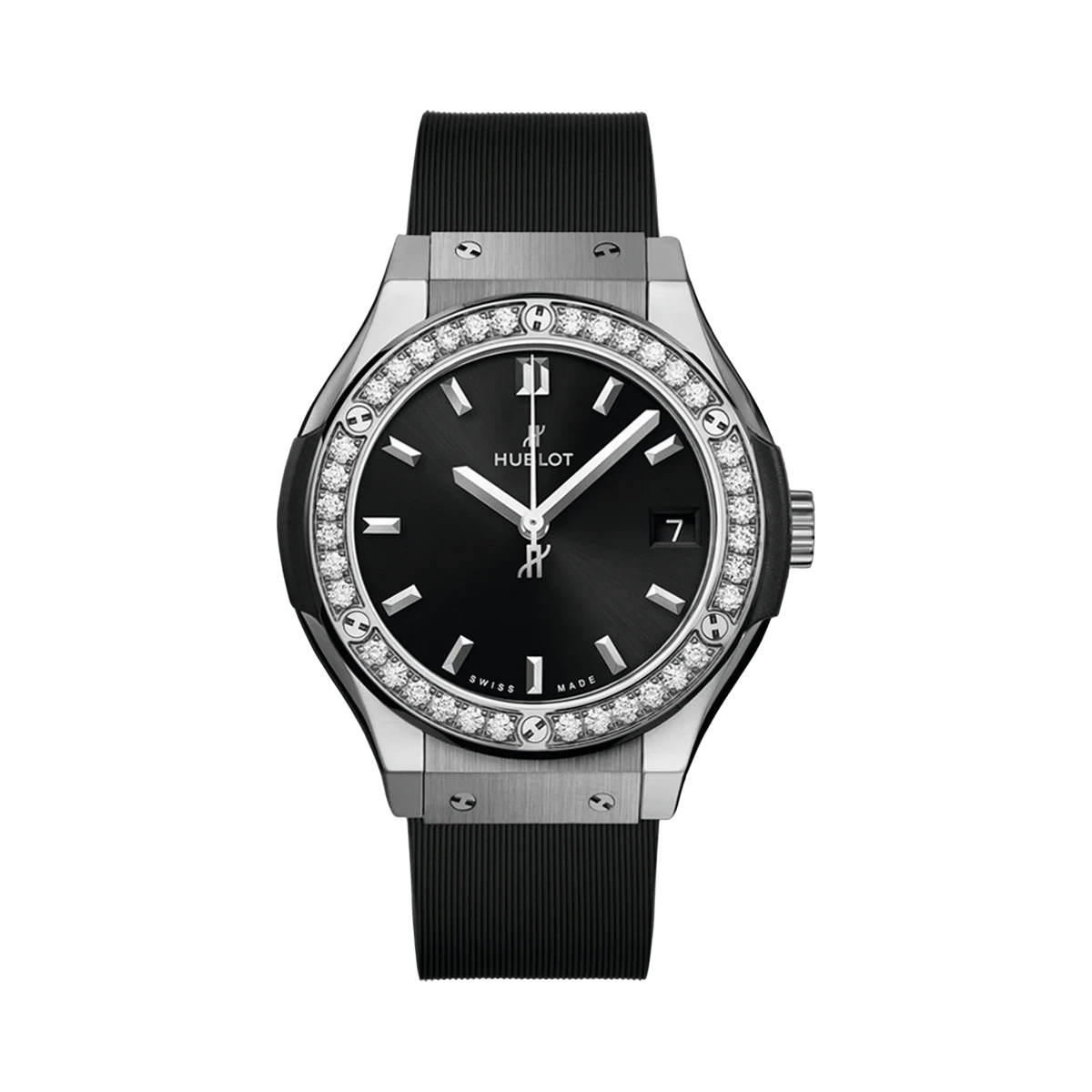Hublot Classic Fusion 581.NX.1470.RX.1104 Titanium Diamond Quartz 33mm