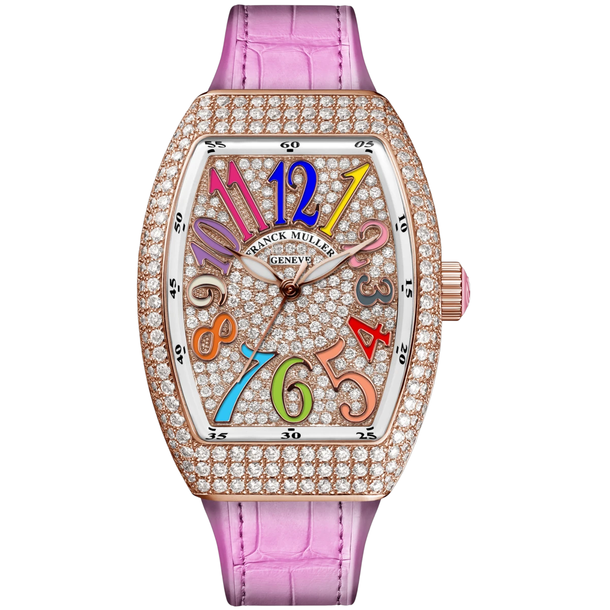 Franck Muller Master Geneve Master of Complications Colour Dreams Quartz Diamond Bezel V32 QZ Col Drm AC NR