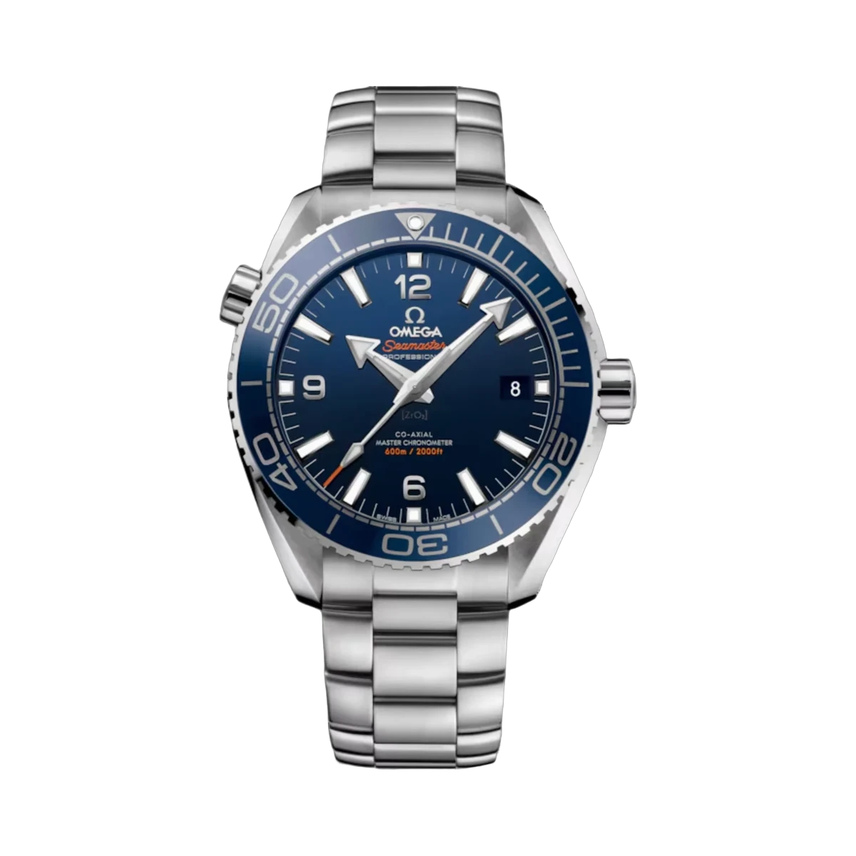 Omega Planet Ocean 600M Co-Axial Master Chronometer 215.30.44.21.03.001 Blue Ceramic Dial 43.5mm Stainless Steel