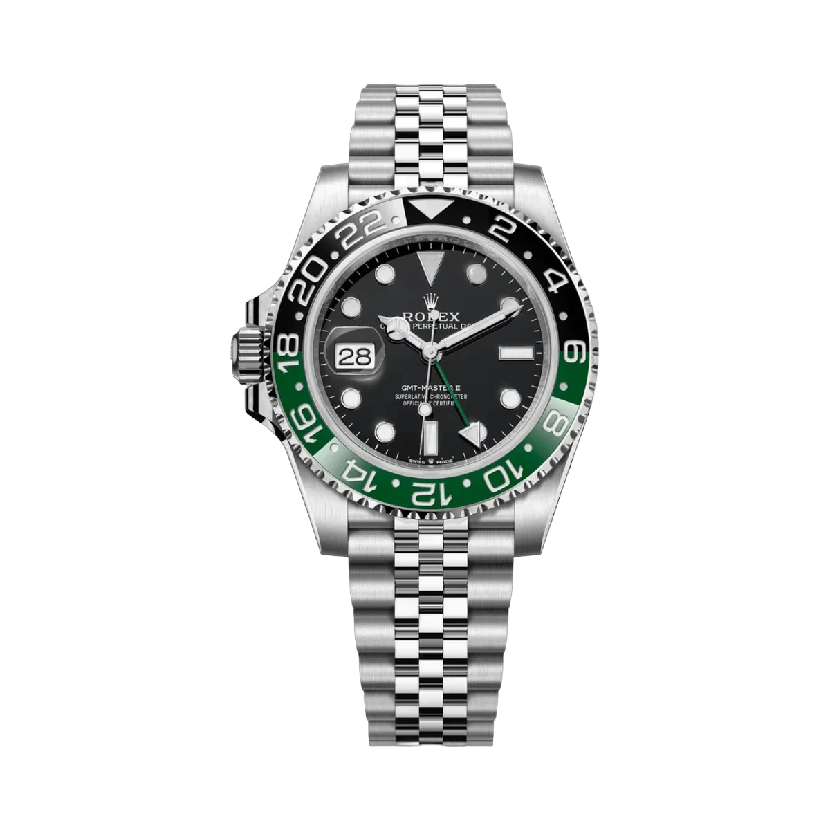 Rolex GMT Master II Sprite 126720VTNR-0002 Oystersteel Jubilee Bracelet 40mm Men's Watch