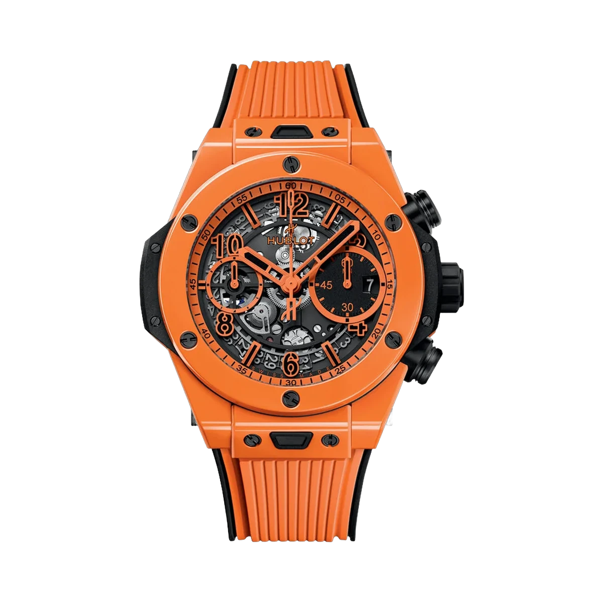 Hublot Big Bang Unico 441.CU.5910.RX Orange Keramik 42mm Skelettzifferblatt Herrenuhr