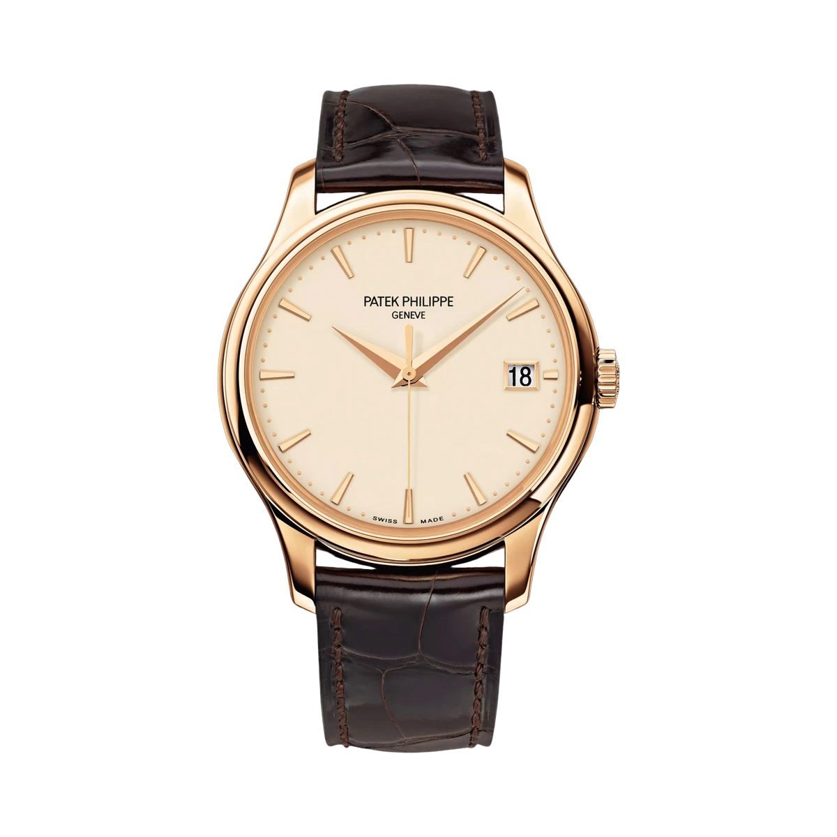 Patek Philippe Calatrava 5227R-001 Date Sweep Seconds Selfwinding 39mm 18K Rose Gold