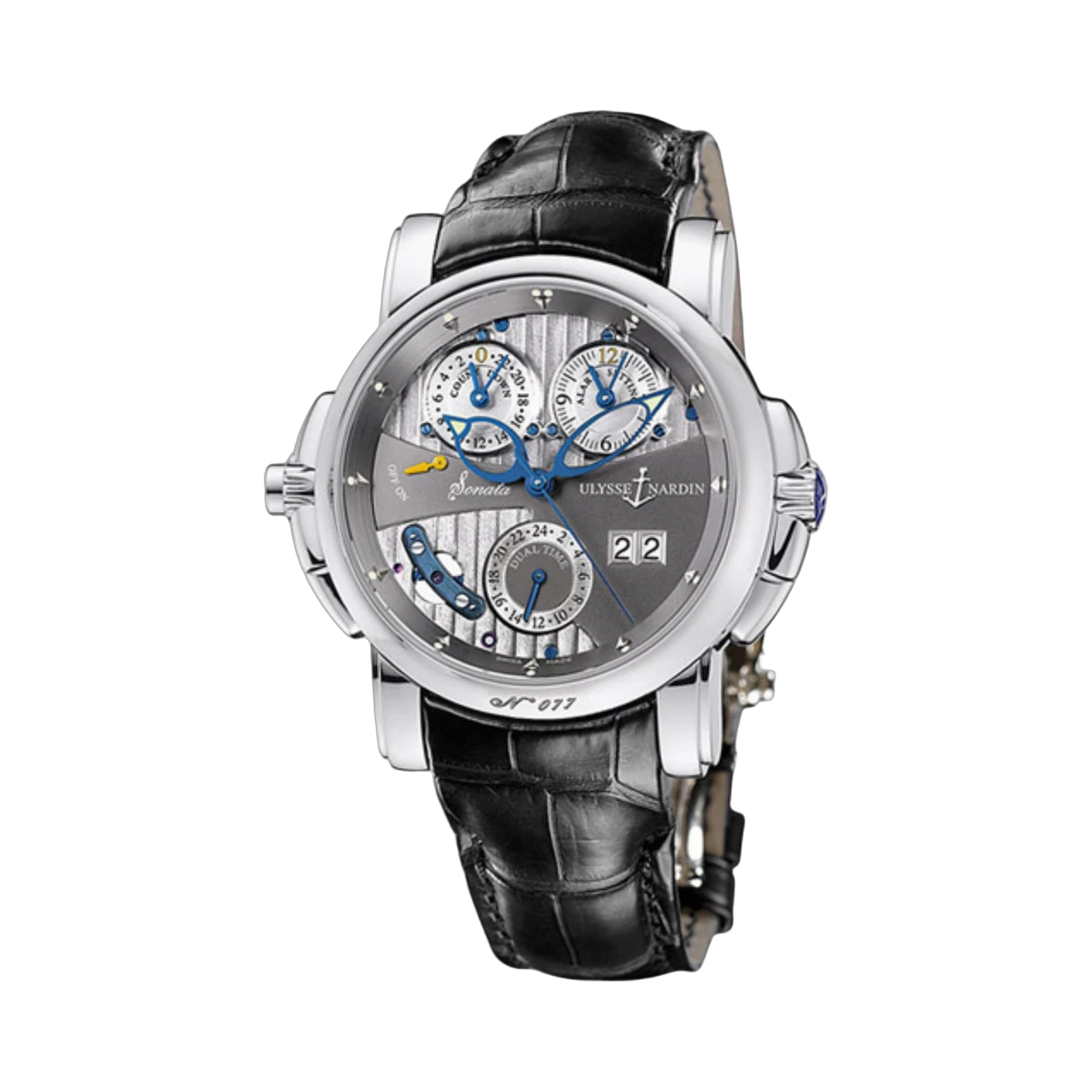 Ulysse Nardin Sonata Cathedral 660-88 Grey Dial 42mm 18K White Gold