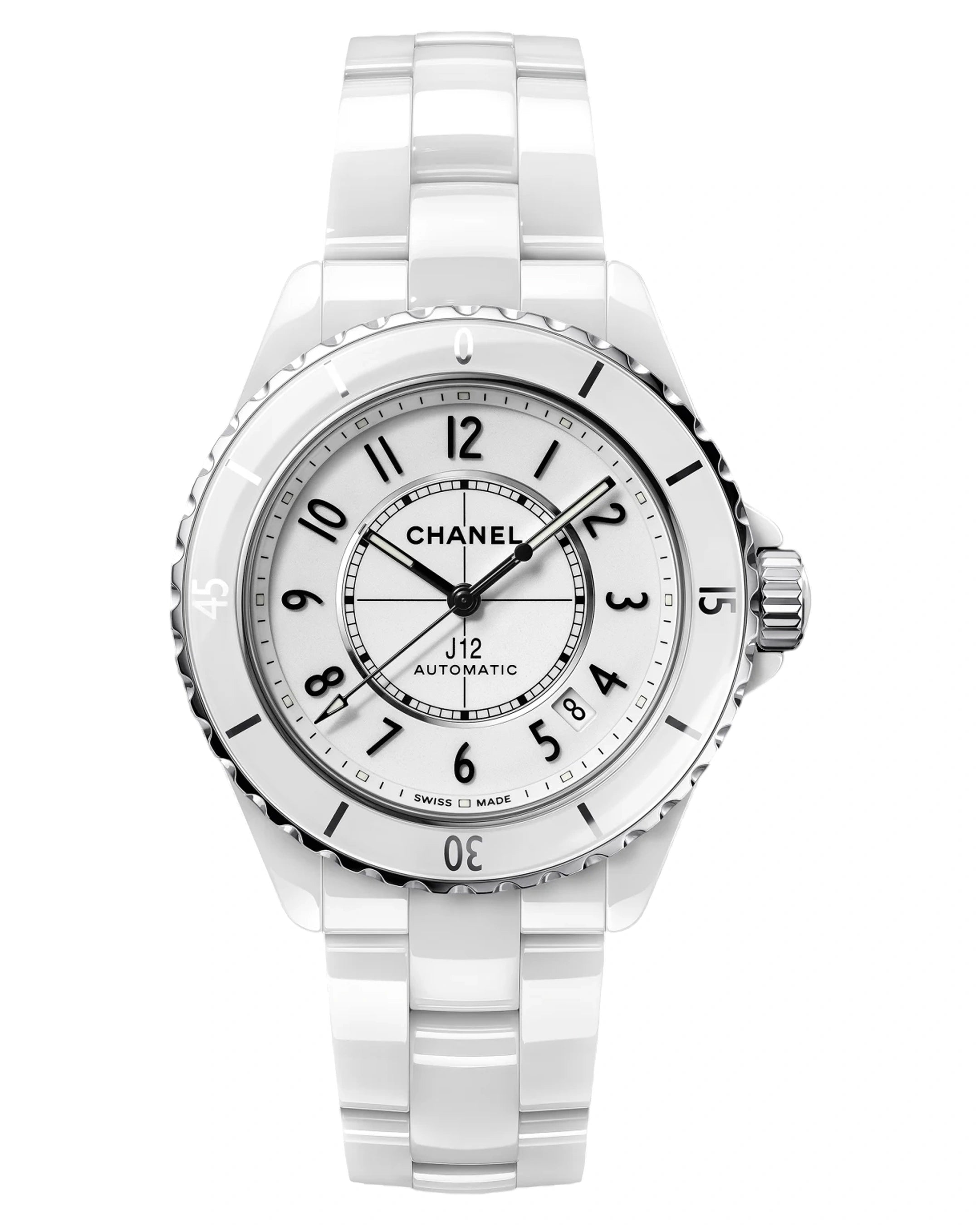 Chanel J12 H5700 Calibre 12.1, 38 MM White Dial Automatic