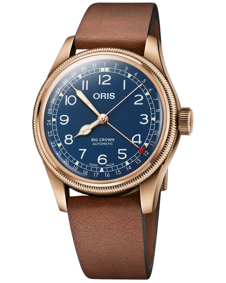 Oris Big Crown Bronze Pointer Date Blue Dial 01 754 7741 3165-07 5 20 58BR 40mm Stainless Steel
