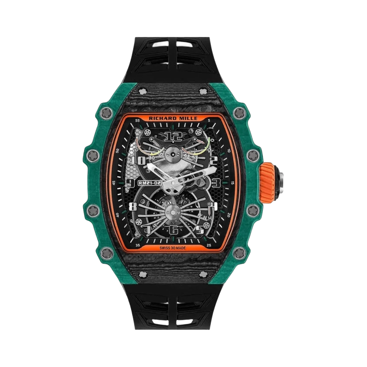 Richard Mille RM 21-02 Green Manual Winding Tourbillon Aerodyne Limited Edition 50 Pieces