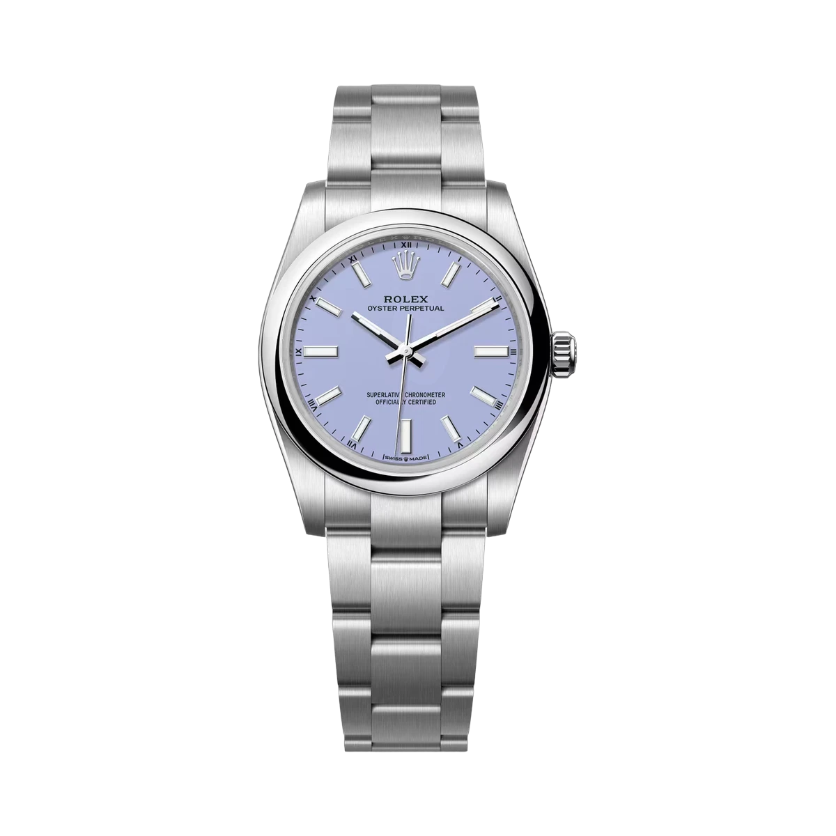 Rolex Oyster Perpetual 34 Purple Index Dial 124200-0008