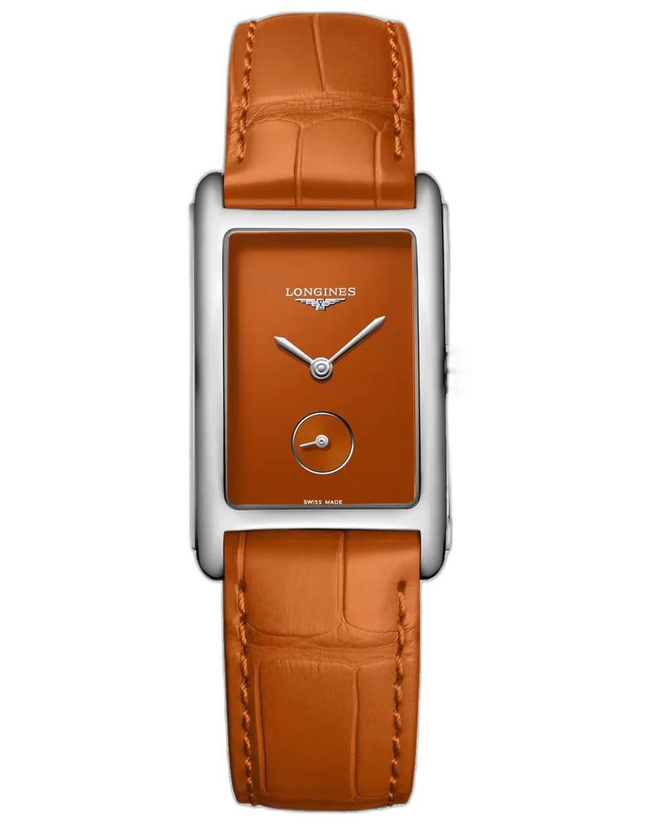 Longines Dolcevita Quartz Orange L55124922 37MM Stainless Steel