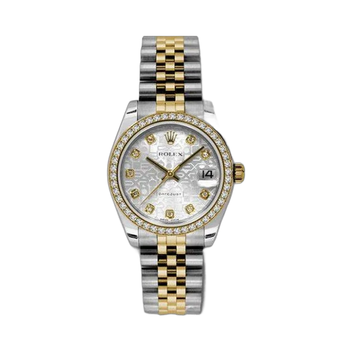 Rolex Oyster Perpetual Datejust Stainless Steel 31Mm Ladies Watch