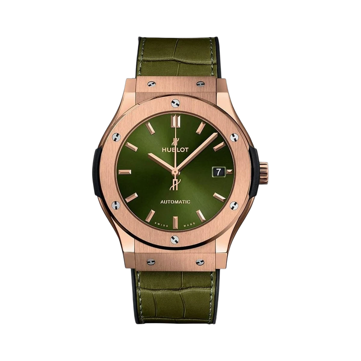 Hublot Classic Fusion Automatic Green 511.OX.8980.LR 45mm 18K Rose Gold