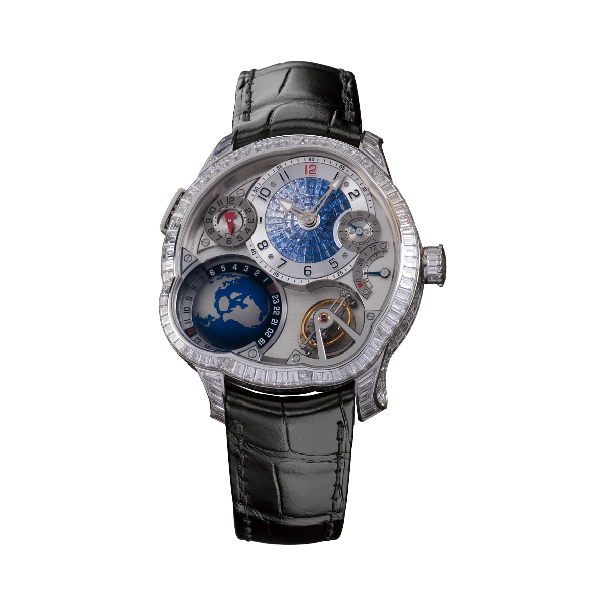 Greubel Forsey GMT Earth Tourbillon Exécution Spéciale Diamond White Gold 43.5mm