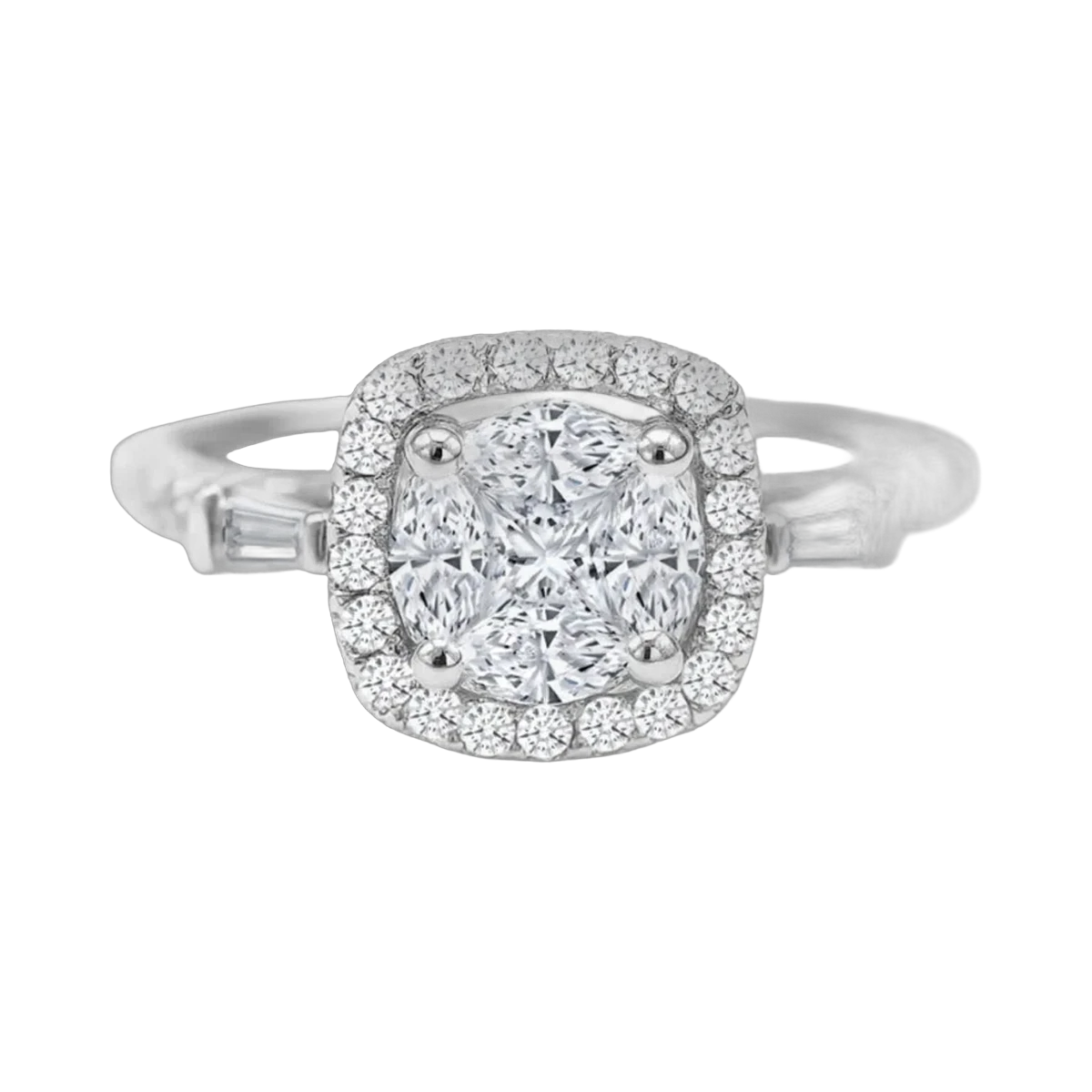 RING-0.86CTS-HRD-E-F/SI, 680RI,Total Wt - 3.60gm