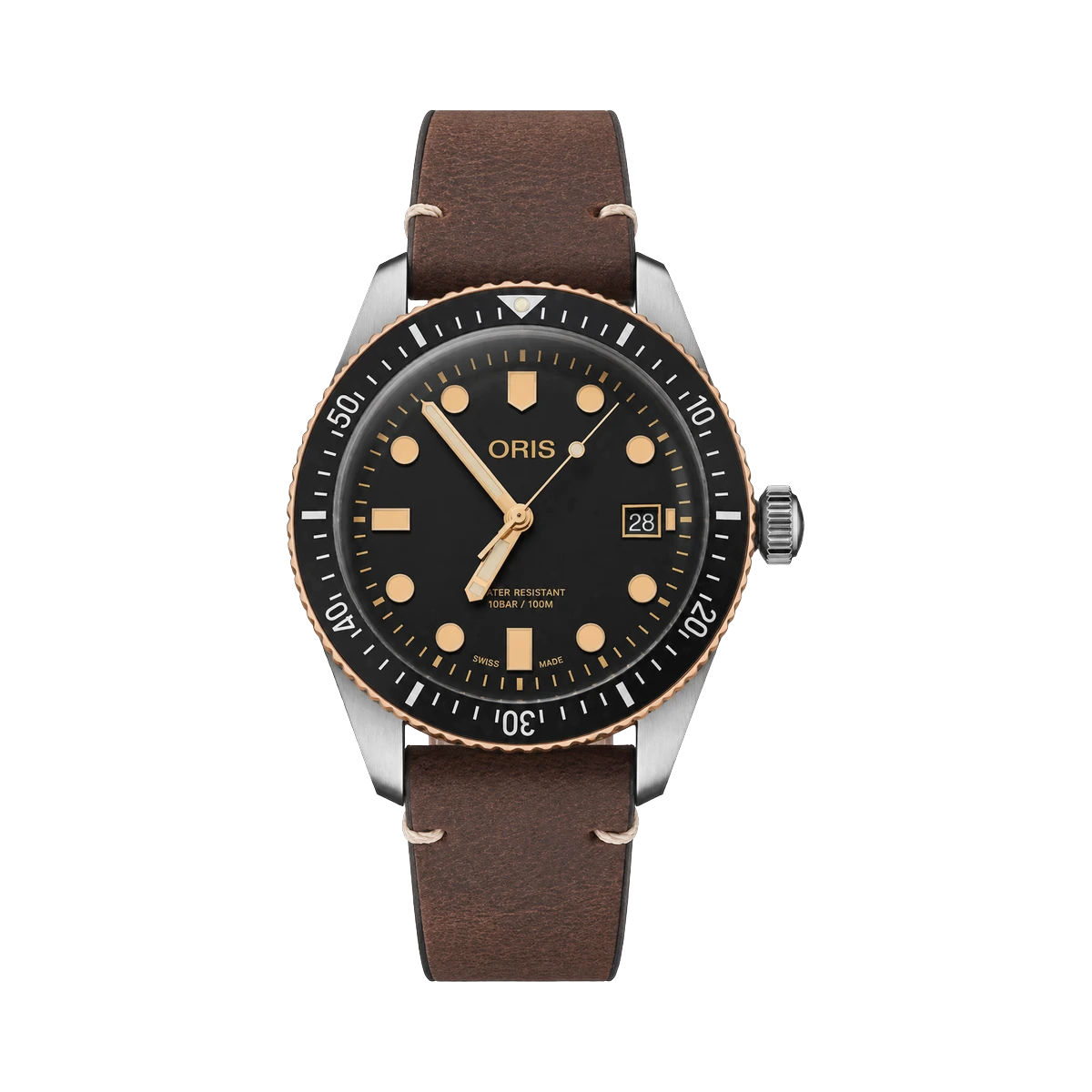 Oris Divers Sixty-Five Auto Black Dial 01 733 7720 4354-07 5 21 44 42mm Stainless Steel/Bronze