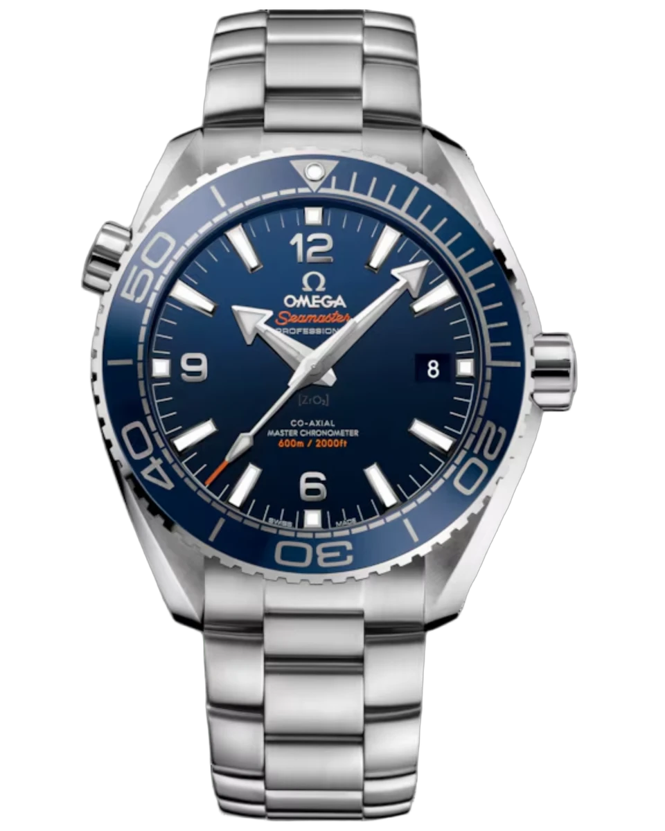 Omega Planet Ocean 600M Co-Axial Master Chronometer 215.30.44.21.03.001 Blue Ceramic Dial 43.5mm Stainless Steel