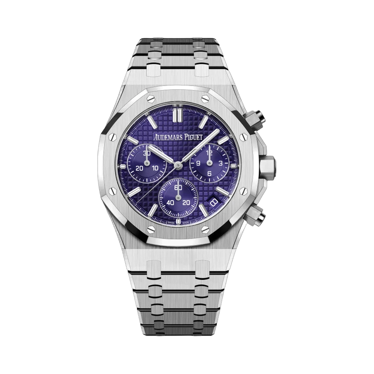Audemars Piguet Royal Oak 26240BC.OO.1320BC.01 Sonderedition Murtoli Weißgold 41mm Lilafarbenes Zifferblatt