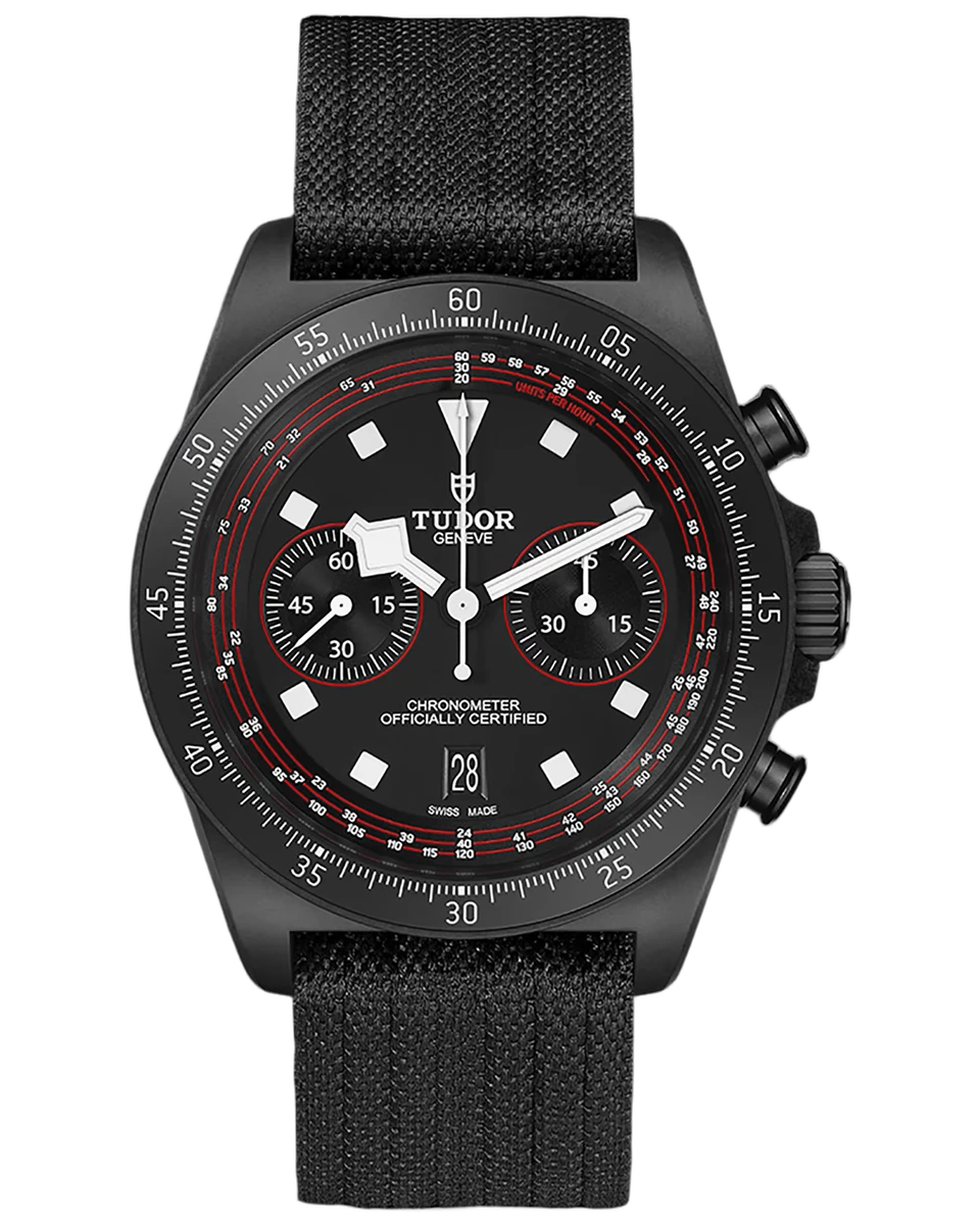 Tudor Pelagos FXD Chrono 25827KN Automatic 43mm Black Carbon Matt Finish