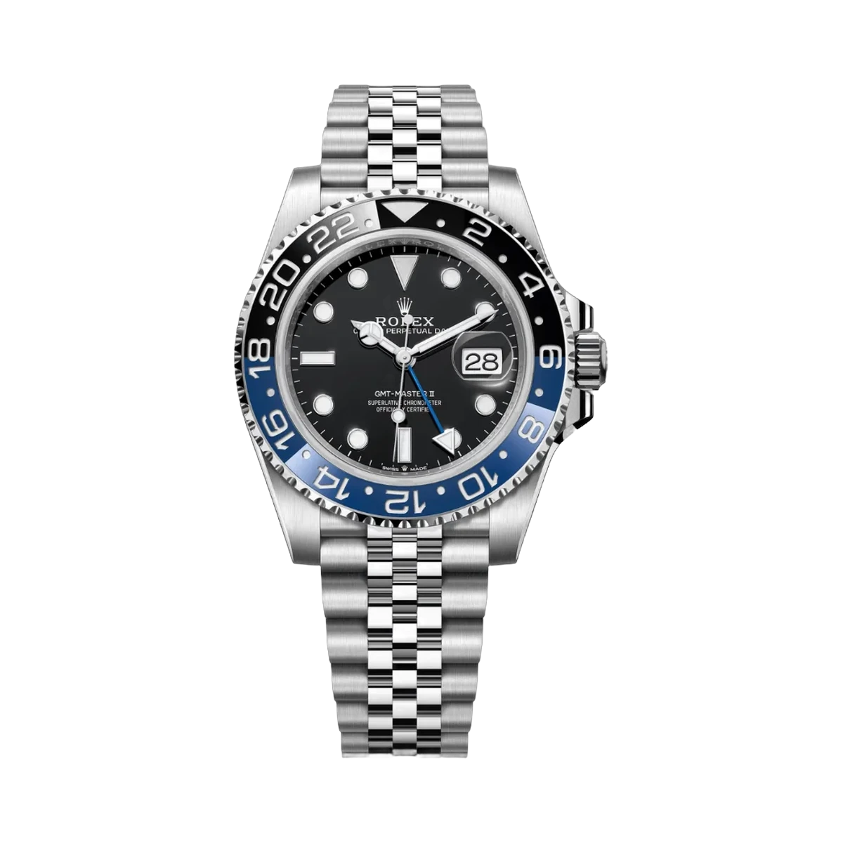 Rolex GMT Master II 126710BLNR-0002 Batman Jubilee 40mm Stainless Steel Blue And Black Ceramic