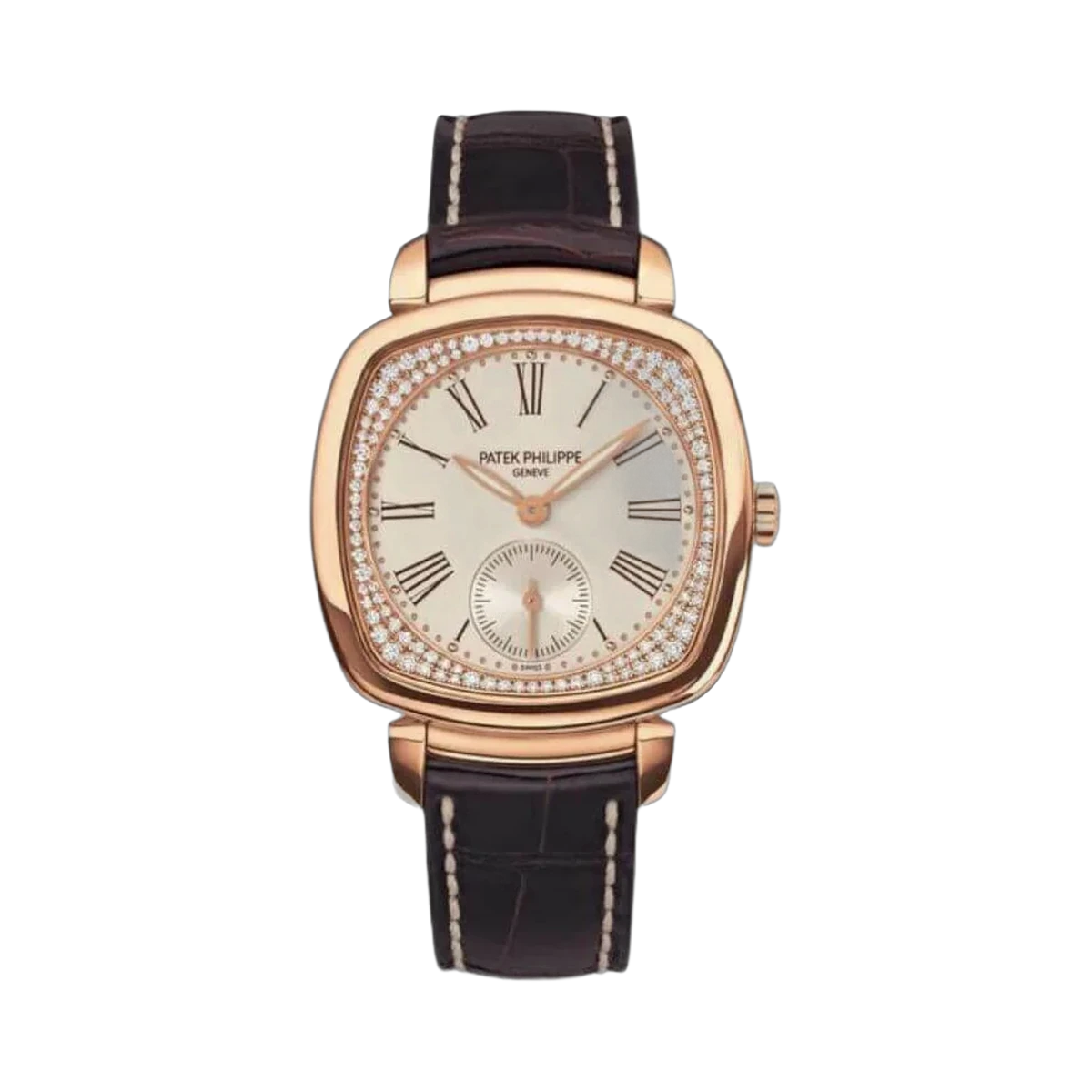 Patek Philippe Gondolo 7041R-001 Rose Gold Silvery Grained Dial