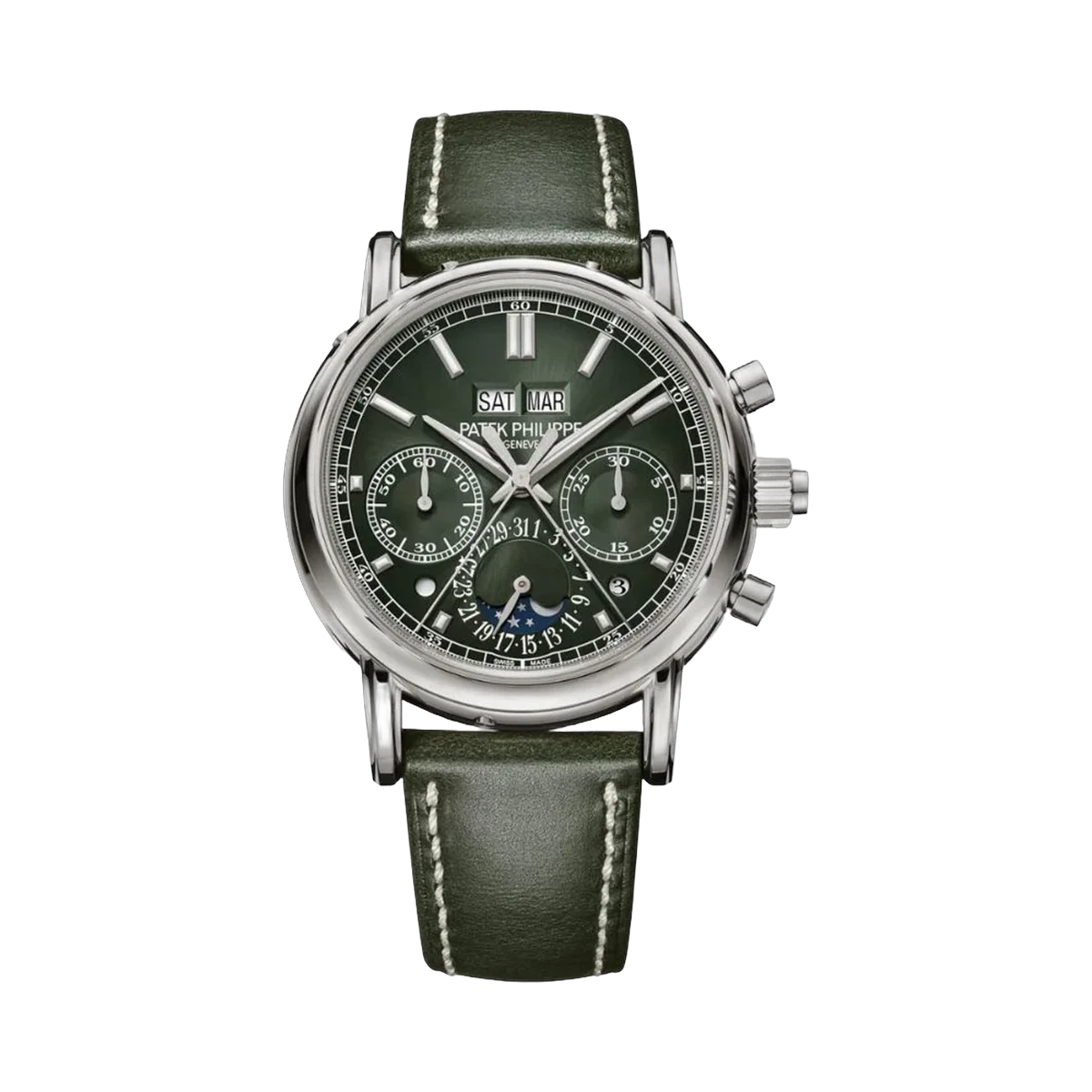 Patek Philippe 5204G-001 Grand Complications White Gold Olive Green Dial