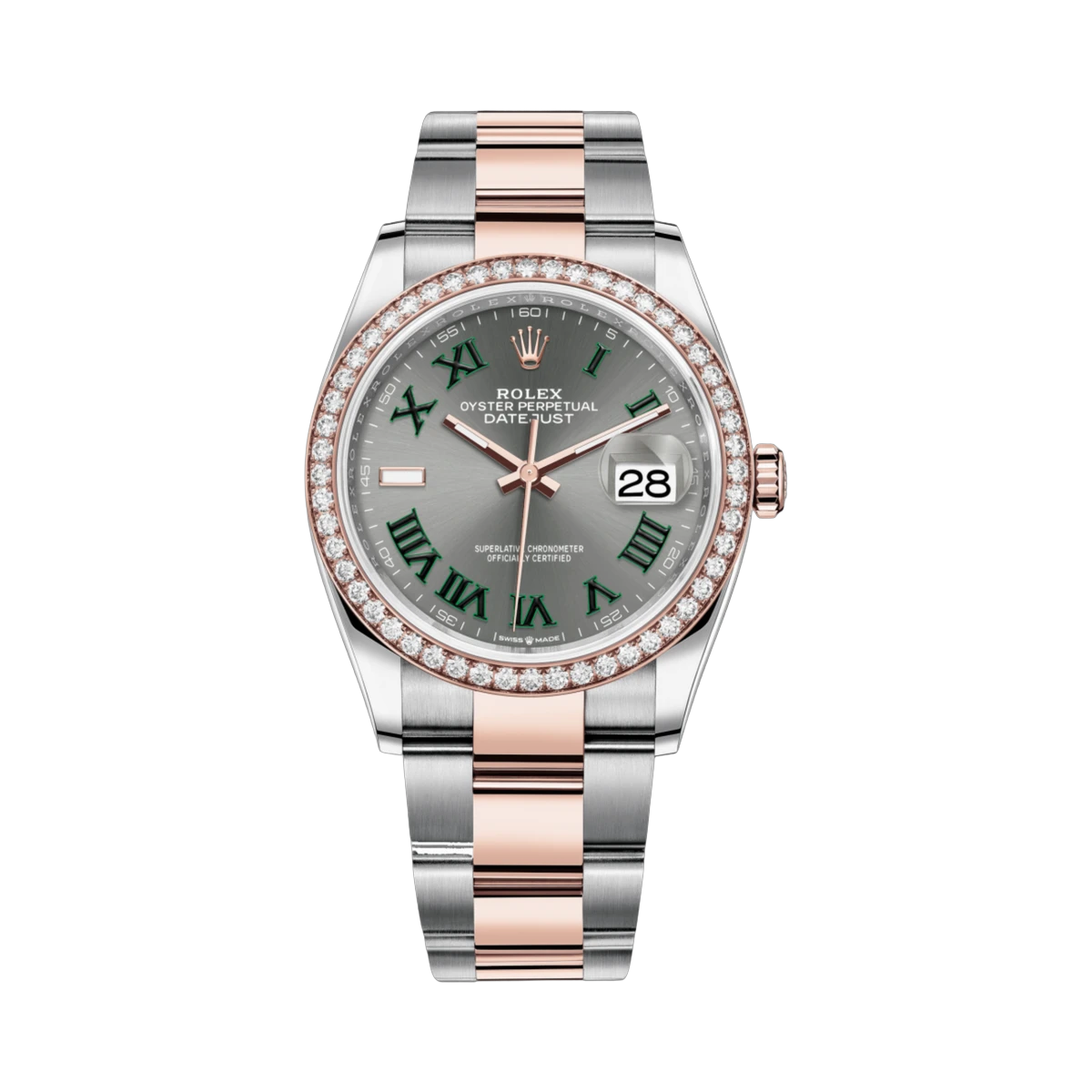 Rolex Datejust 126281RBR SLGRO Datejust II 36 28mm Ladies Watch