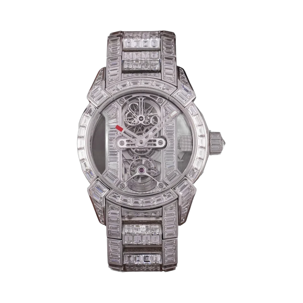 Jacob & Co. Epic X Skeleton Tourbillon EX500.30.BD.BD.A30BA White Gold Natural Diamonds 44mm Skeleton Dial Men's Watch