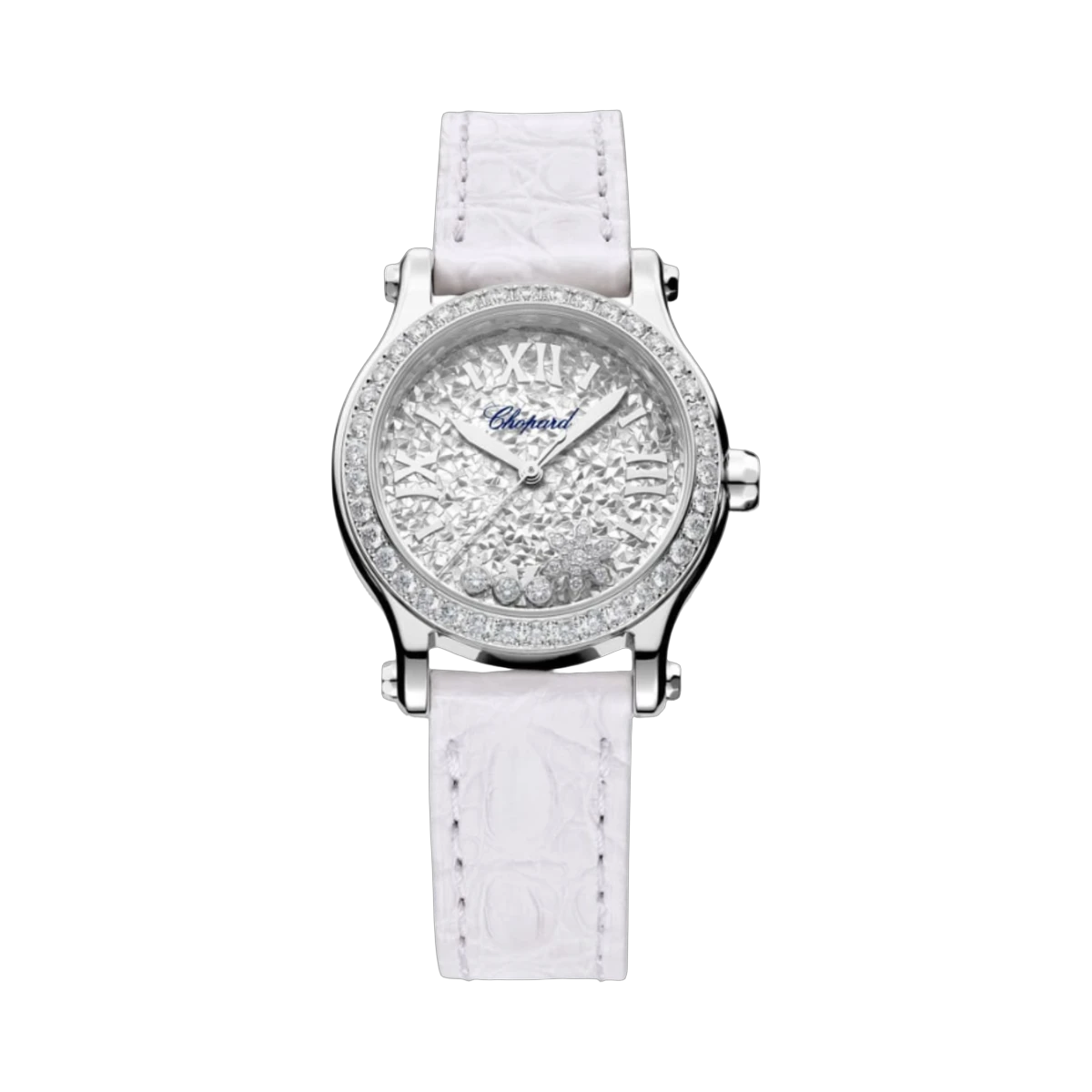 Chopard 278573-3023 HAPPY SPORT SNOWFLAKE 30M SILVER DIAL STAINLESS STEEL