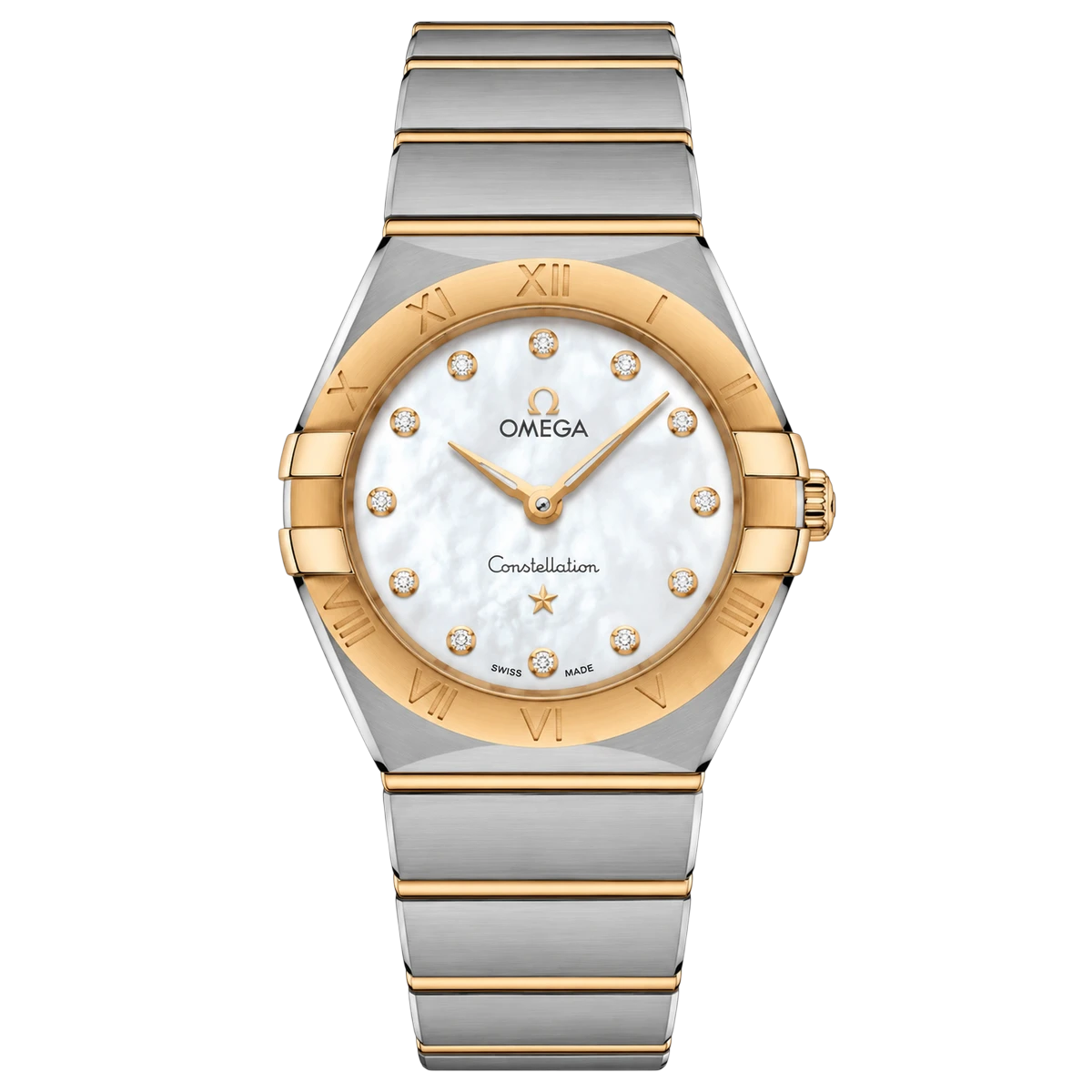 Omega Constellation Manhattan Quartz MOP Dial 28mm 131.20.28.60.55.002