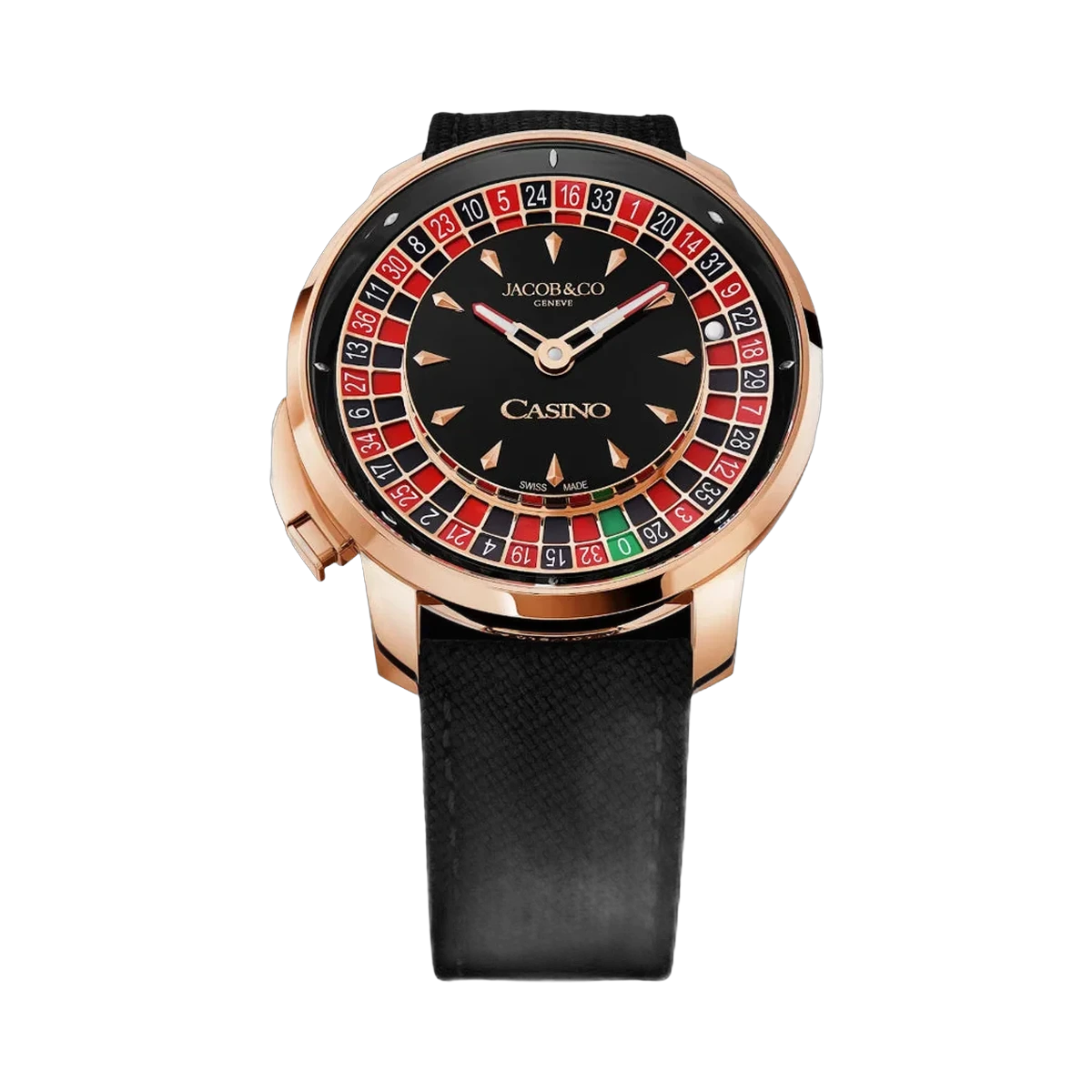 Jacob & Co Casino CA100.40.AA.AB.A 18k Rose Gold Tourbillion Limited to 101 Pieces 44mm Men's Watch