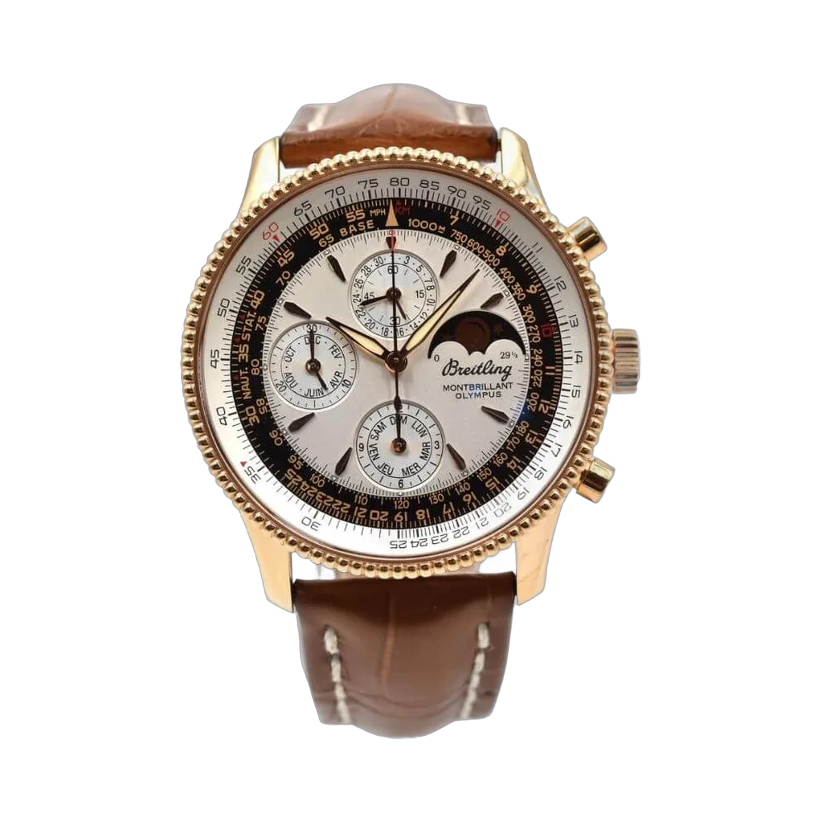 Breitling Navitimer R19350 Montbrillant Olympus Limited Edition Mondphasen-Herrenuhr