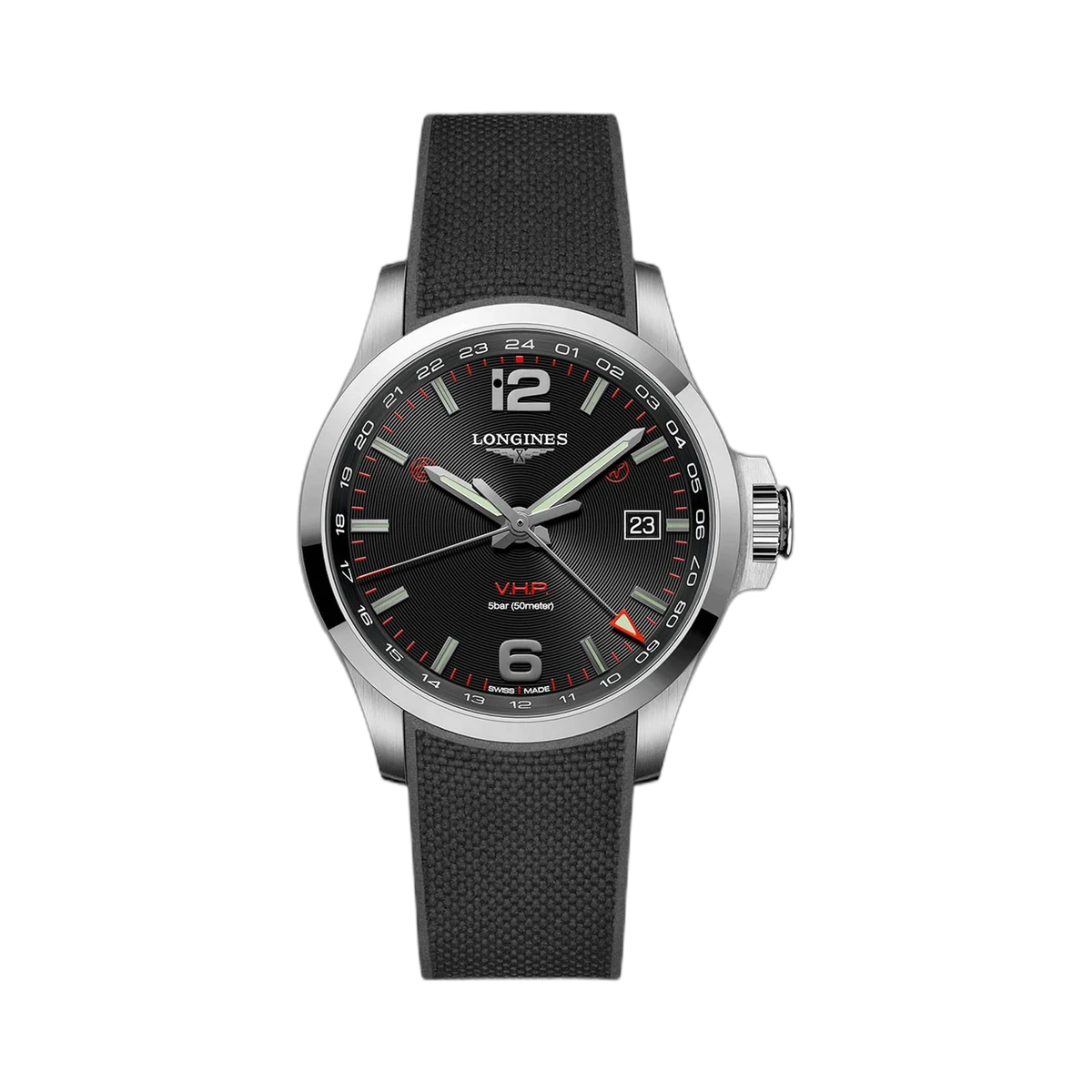 Longines Conquest VHP L37284569 43MM Black Dial Stainless Steel