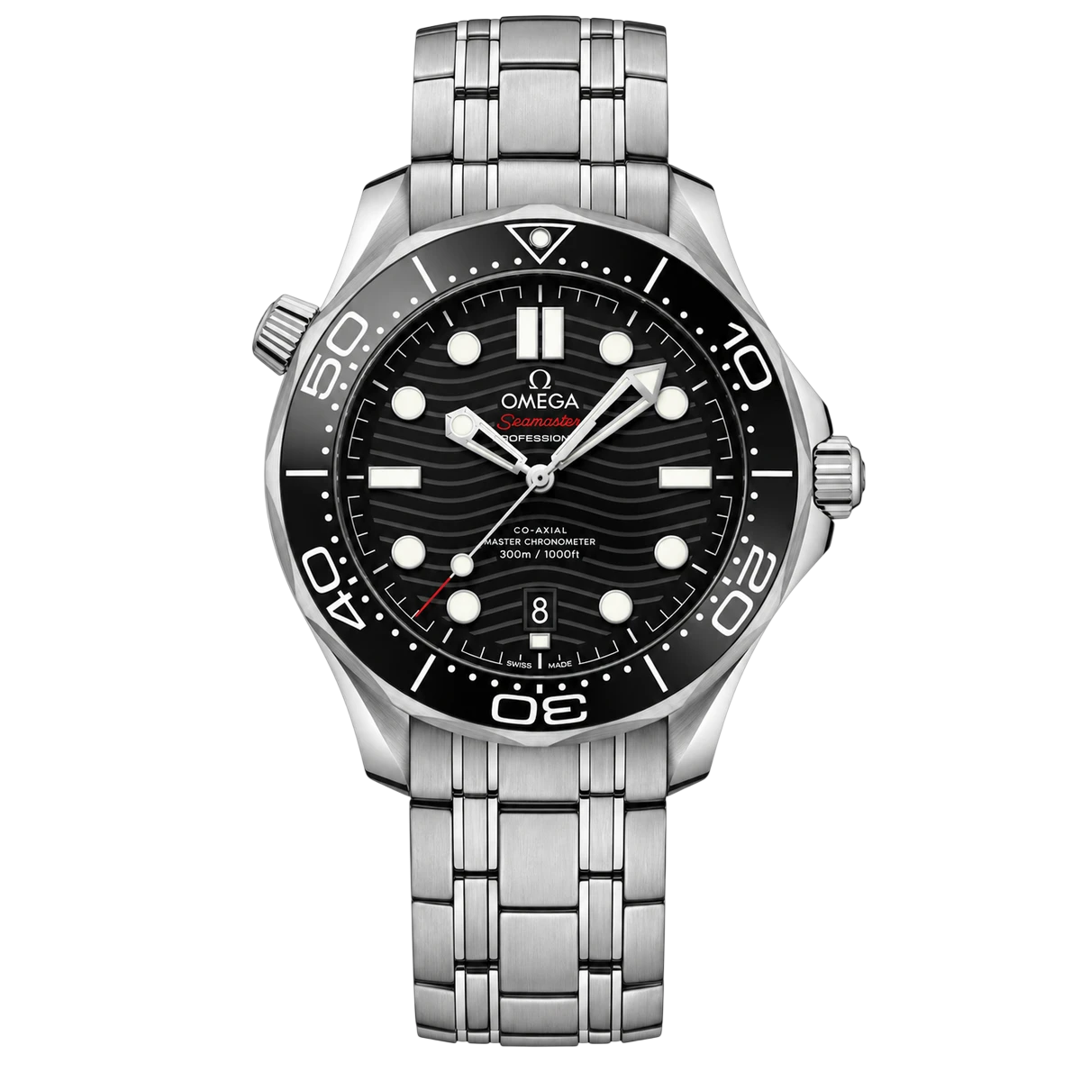 Omega Seamaster Diver Chronometer 300M Co-Axial 210.30.42.20.01.001 Black Dial 42mm Stainless Steel