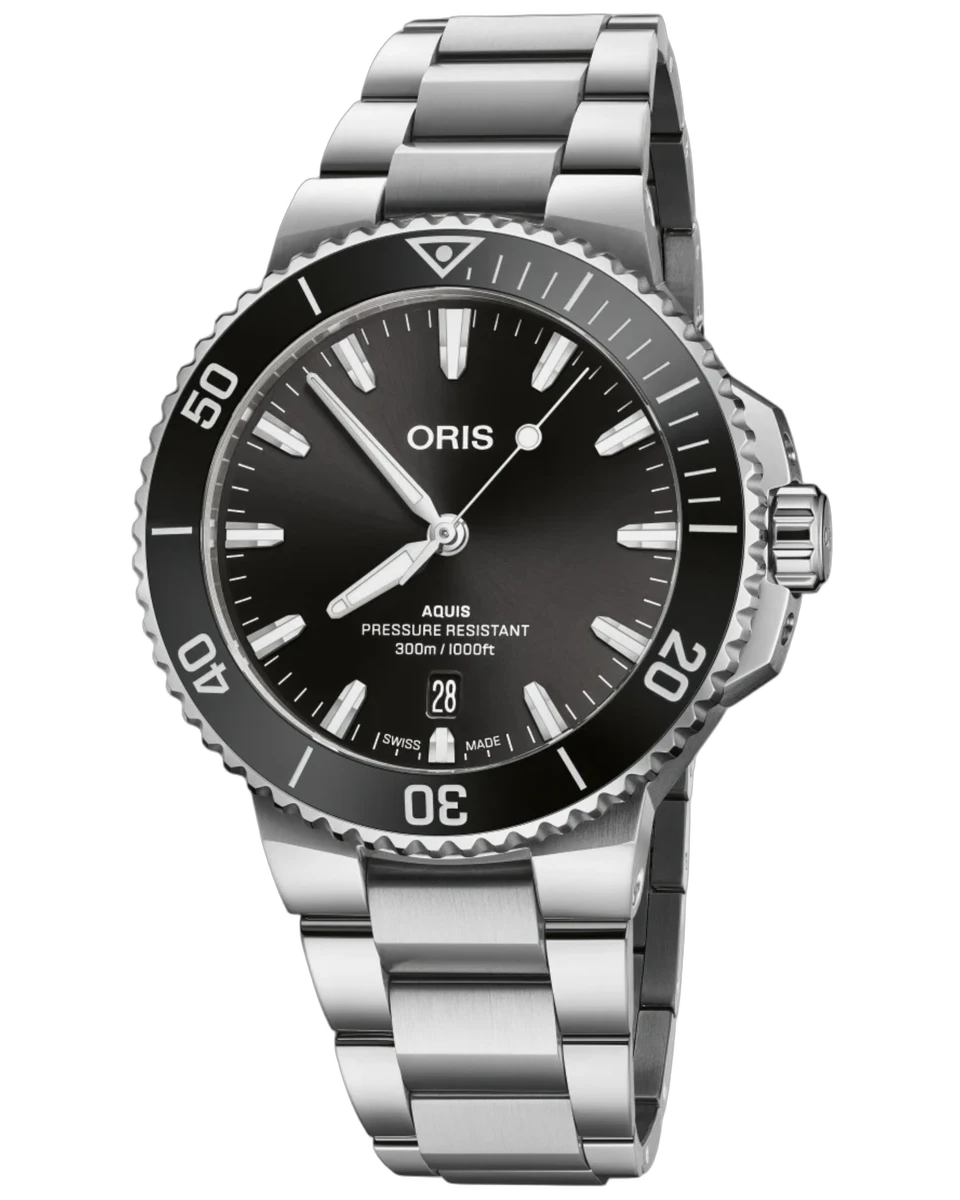 Oris Aquis Date Automatic Black Dial 73377874154-0782204PEB 41.5mm Stainless Steel & Ceramic