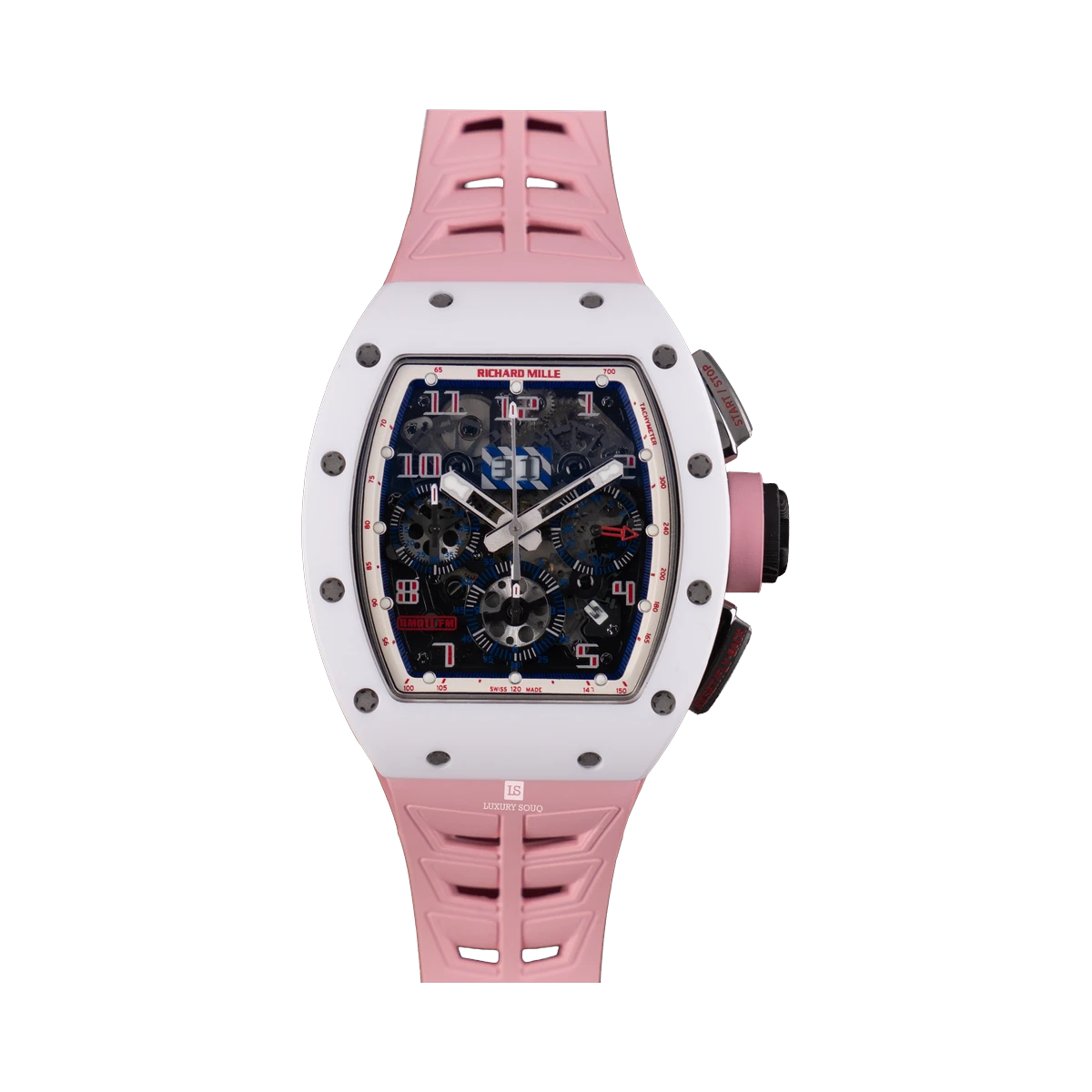 Richard Mille RM011 AO CA ATZ Felipe Massa Chronograph 50mm Skeleton Dial Mens Watch
