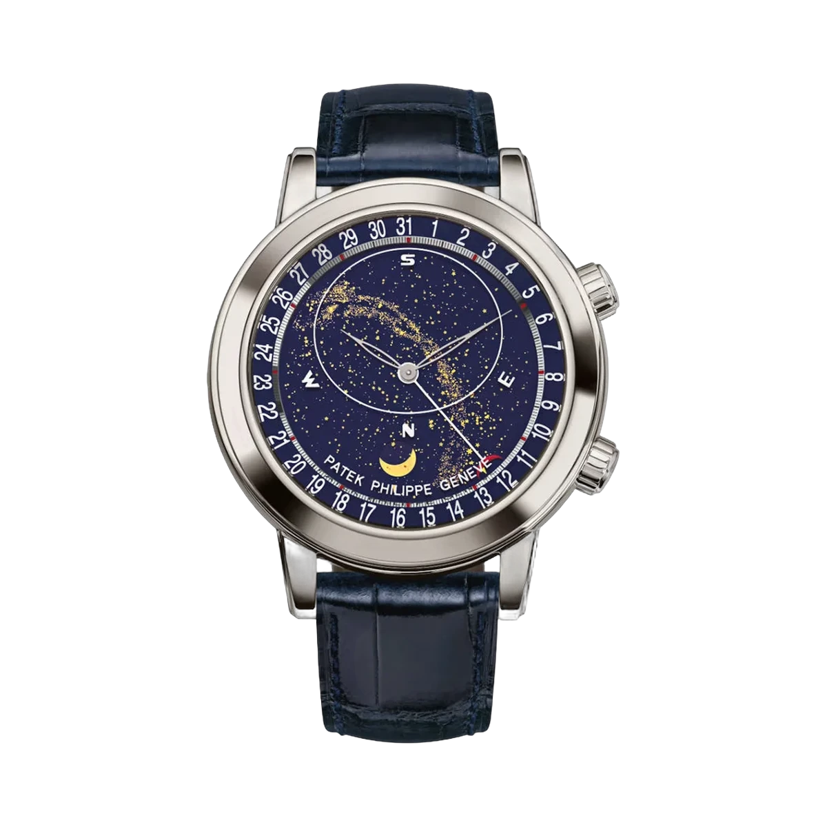 Patek Philippe Grand Complications 6102P-001 Celestial Platinum 44mm Blue Dial Men’s Watch