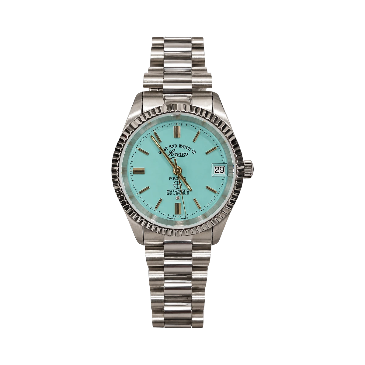 West End Watch Co. Sowar Prima Datejust Tiffany Dial 6858.10.3337 33mm Stainless Steel
