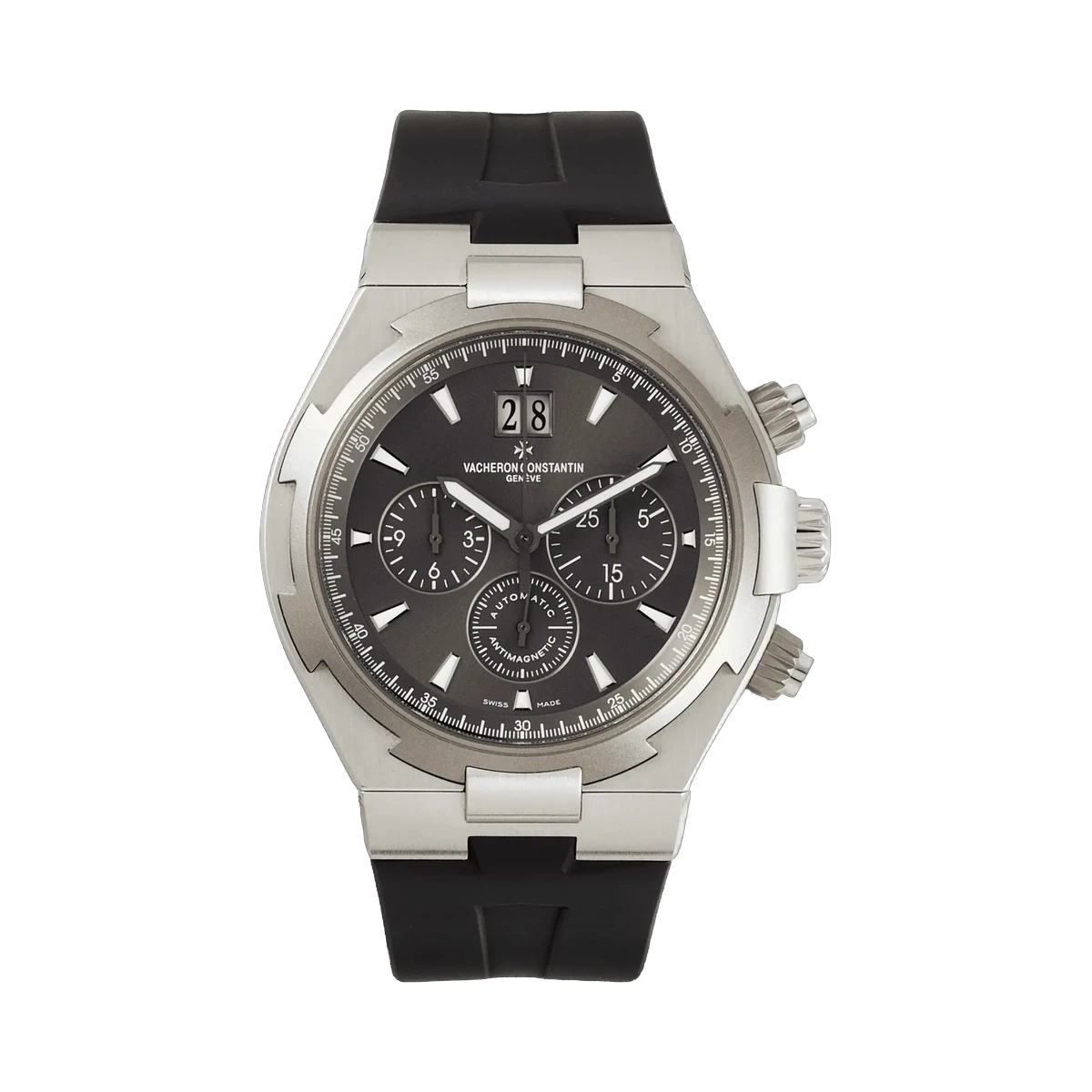 Vacheron Constantin Overseas Chronograph Grey Dial 49150/000W-9501 42mm Stainless Steel