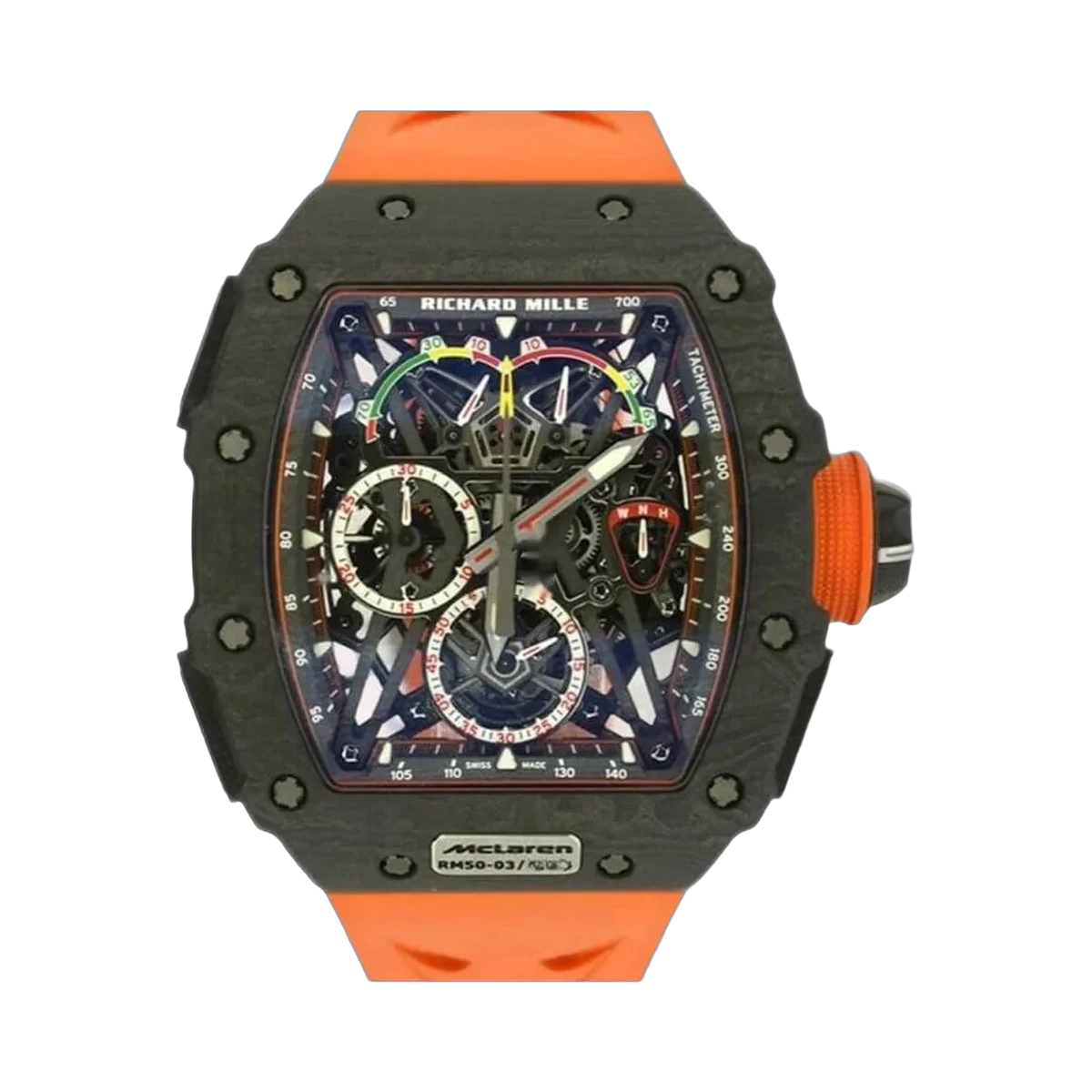 Richard Mille RM 50-03 McLaren Tourbillon Orange Rubber Strap