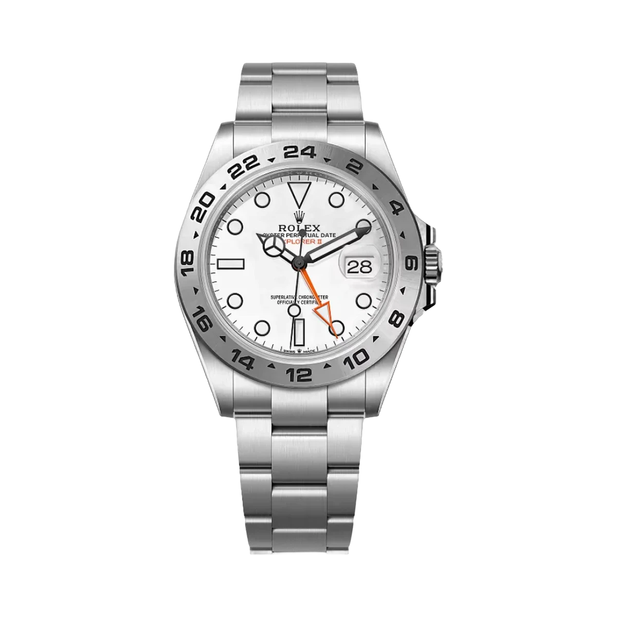 Rolex Explorer II 226570-0001 Oystersteel Weißes Zifferblatt 42mm Herrenuhr