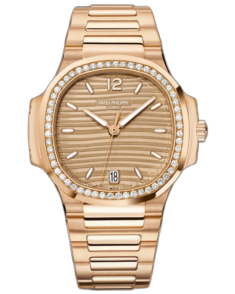 Patek Philippe Nautilus 7118/1200R-010 18K Rose Gold Golden Brown Opaline Dial
