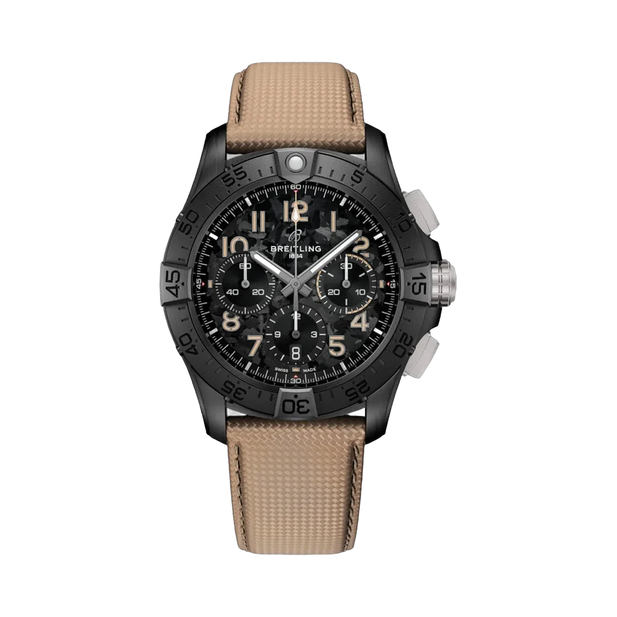 Breitling Avenger B01 SB0146101B1X1 Chronograph Night Mission Ceramic 42mm Black Dial Men's Watch